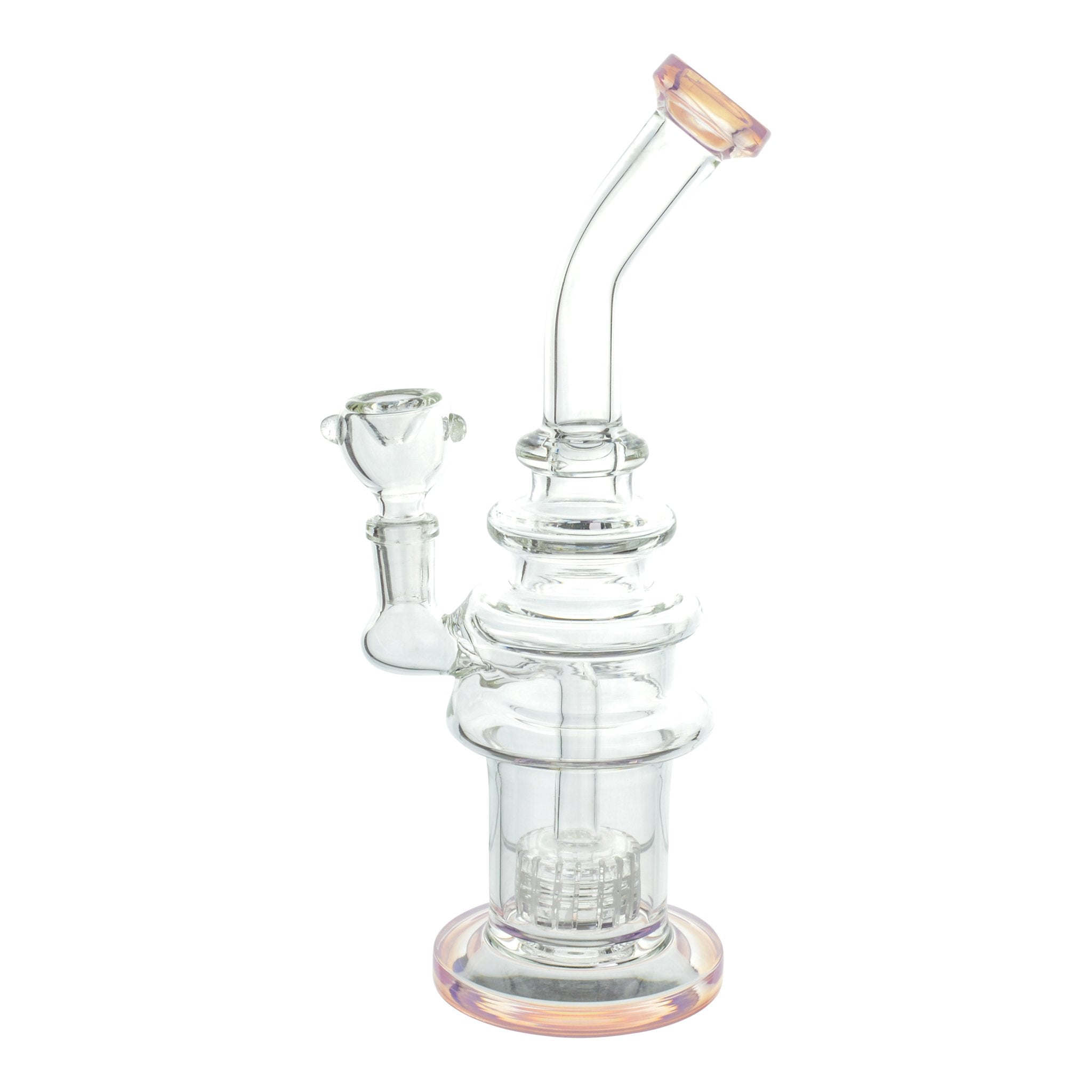 Pink Pagoda Bong - 10 inches water pipe - Image 3
