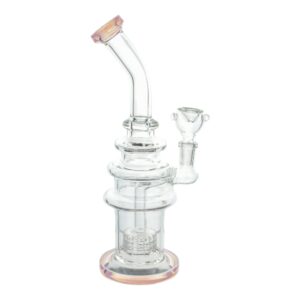 Pink Pagoda Bong - 10 inches water pipe