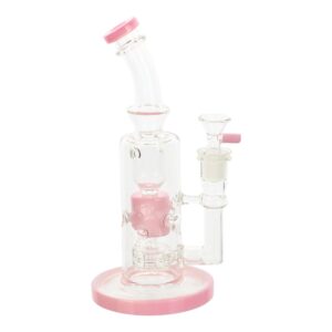 Pink Perc-ception Bong - 10in