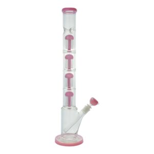 Pink Quadruple Jelly Fish Perc - 21in