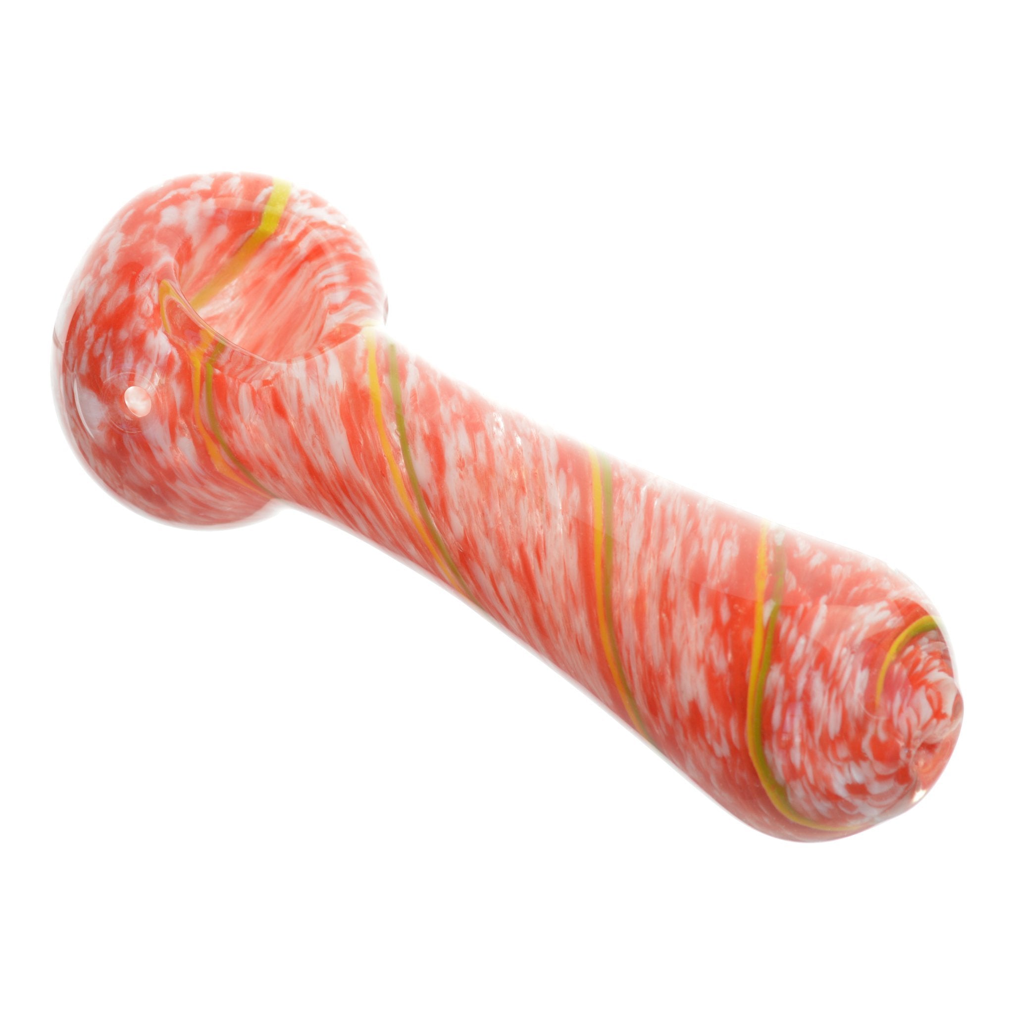 Pink Rasta Swirl Pipe - 5in - Image 2