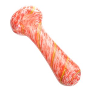 Pink Rasta Swirl Pipe - 5in