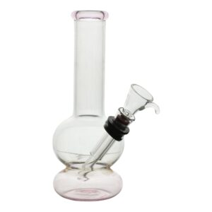 Pink Two Tone Mini Bong - 6in