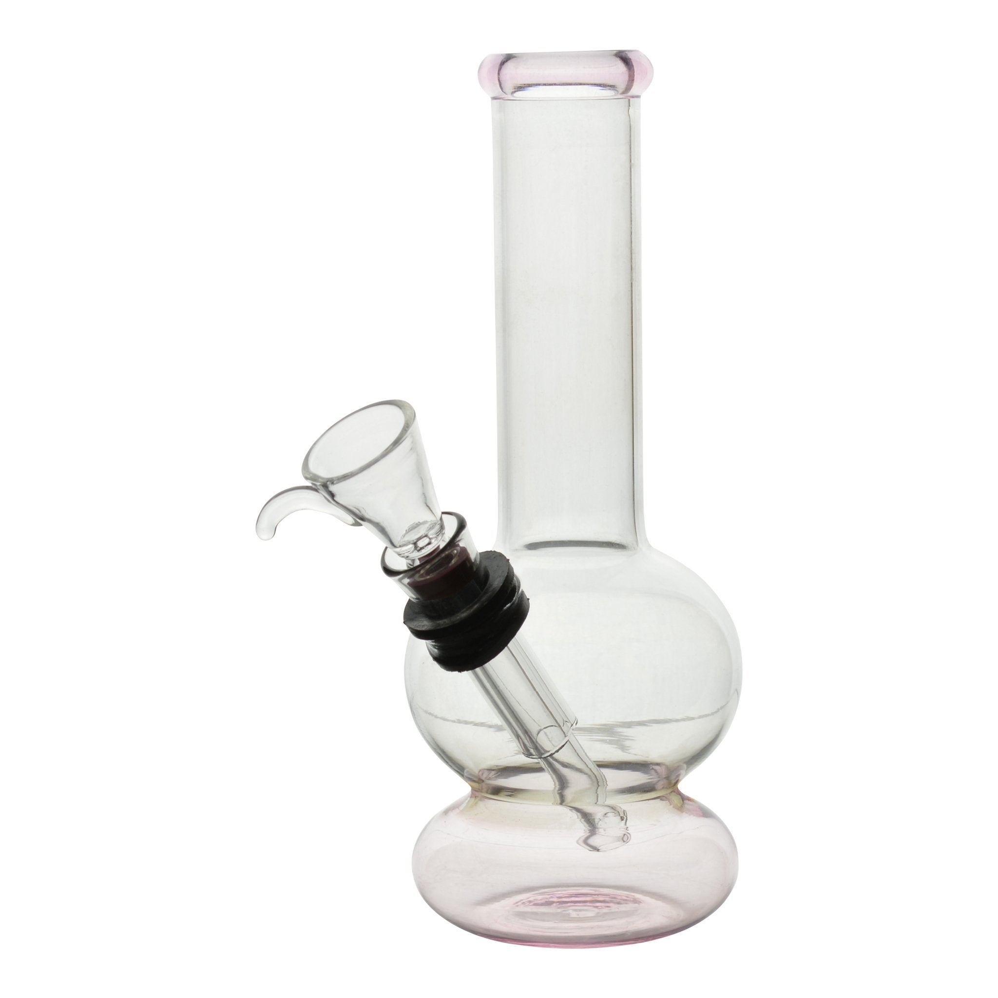 Pink Two Tone Mini Bong - 6in - Image 2