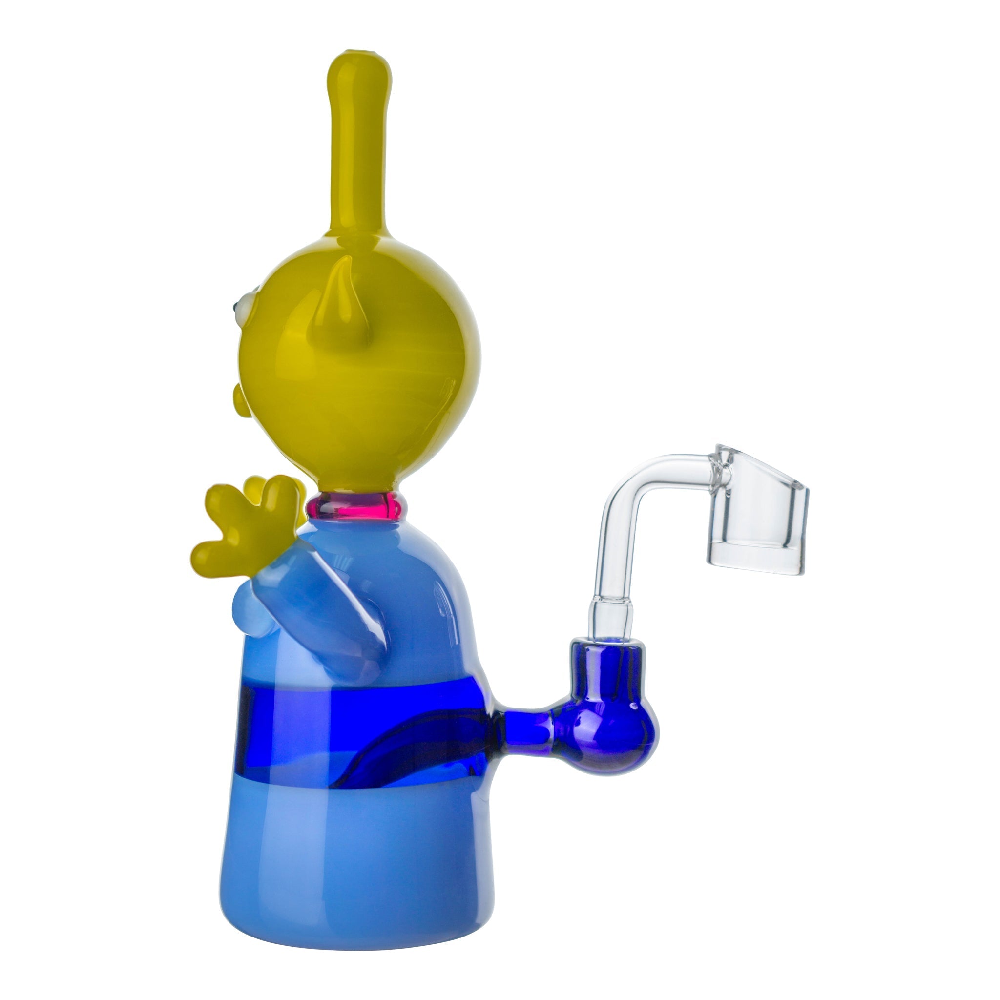Pizza Planet Alien Bong by Della Luna Glass - 8 inches - Image 4