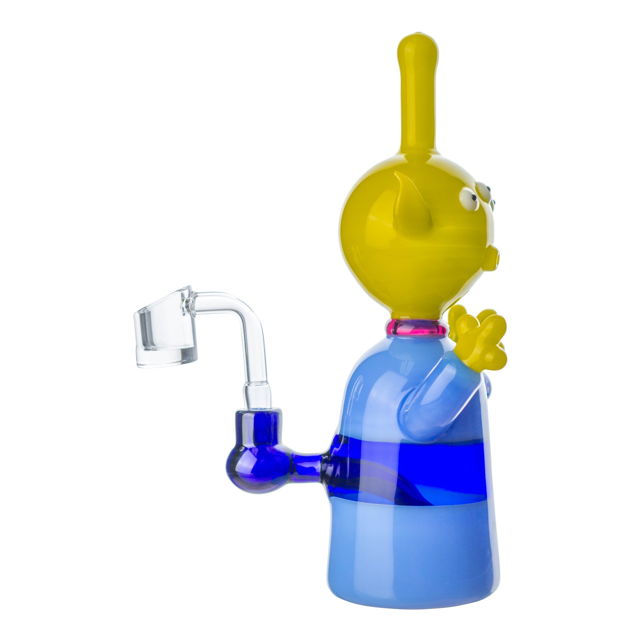 Pizza Planet Alien Bong by Della Luna Glass - 8 inches - Image 2