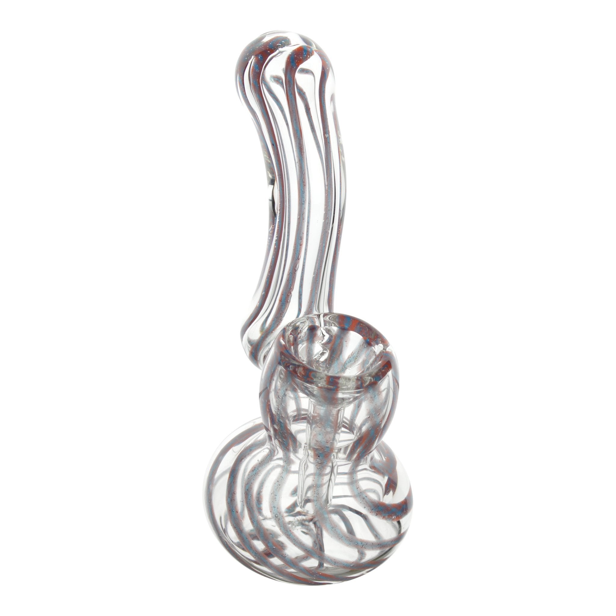 Plaid Mini Bubbler - 4in - Image 3