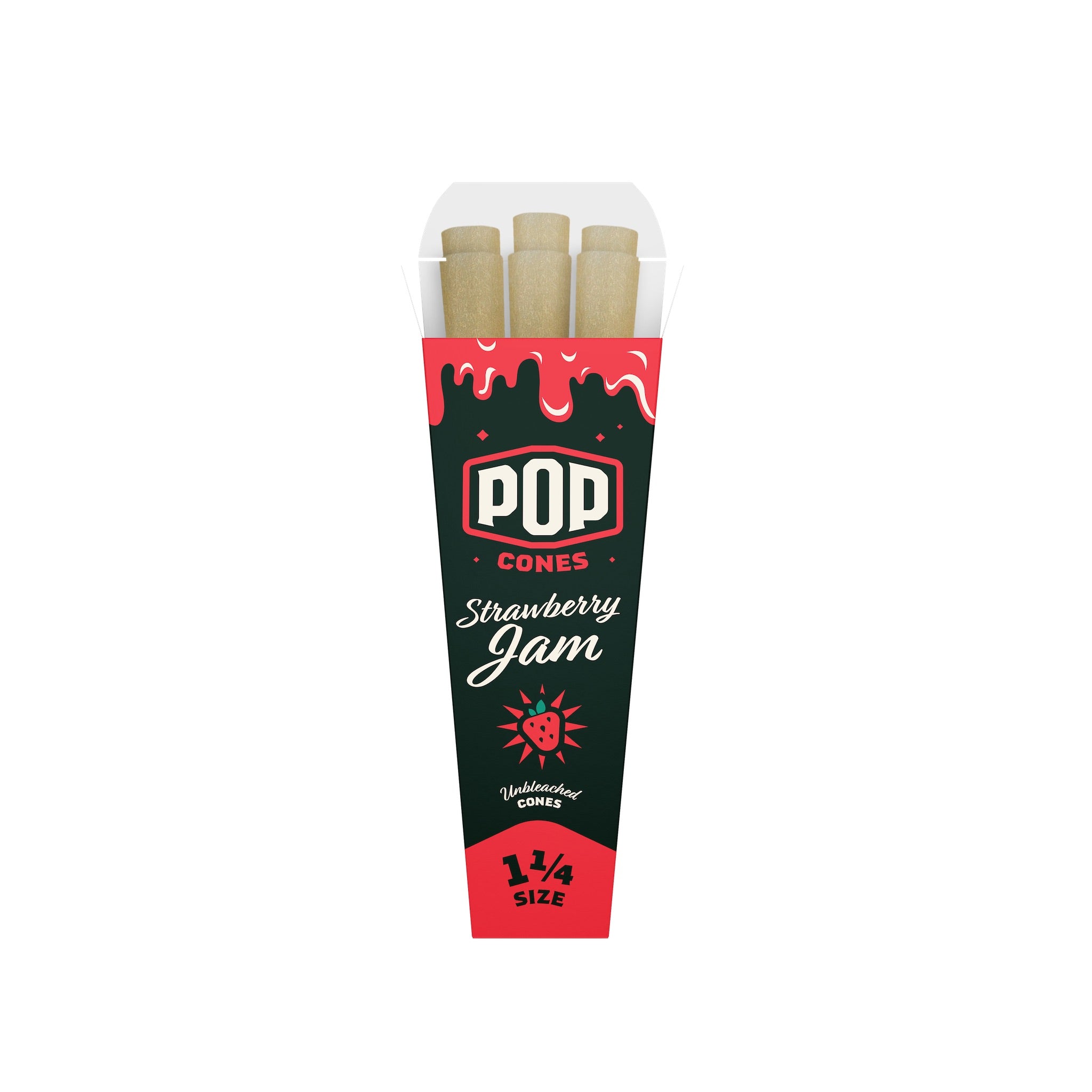 Pop Cones Unbleached 1 1/4" - 6ct - Image 2