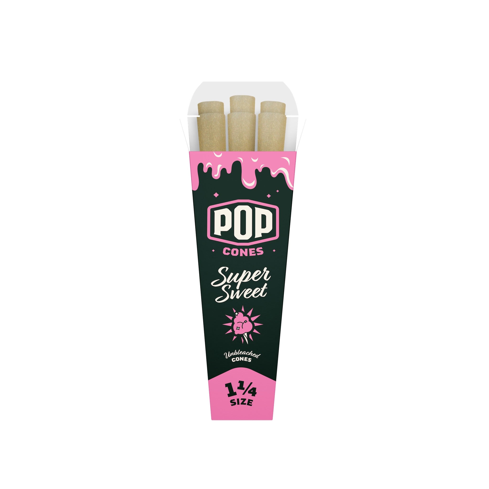 Pop Cones Unbleached 1 1/4" - 6ct - Image 3