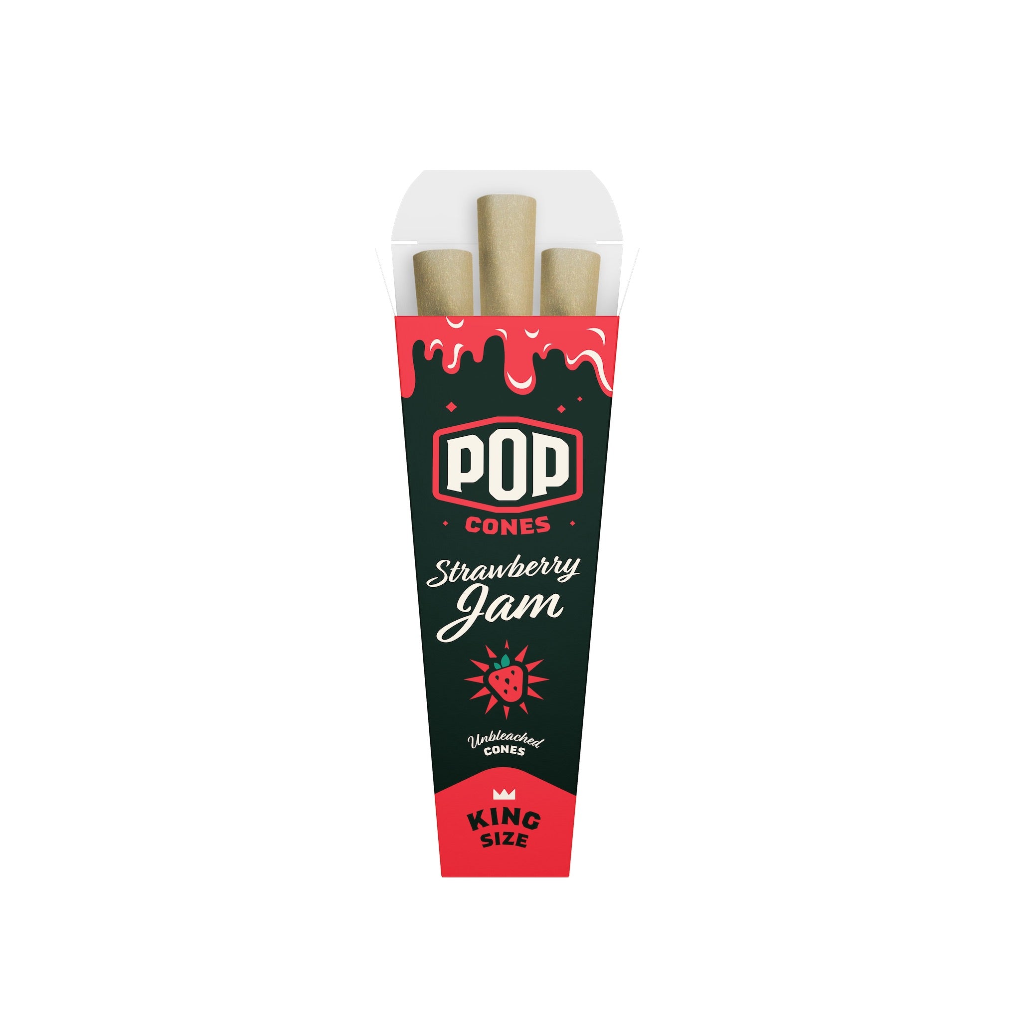 Pop Cones Unbleached King Size - 3ct - Image 2