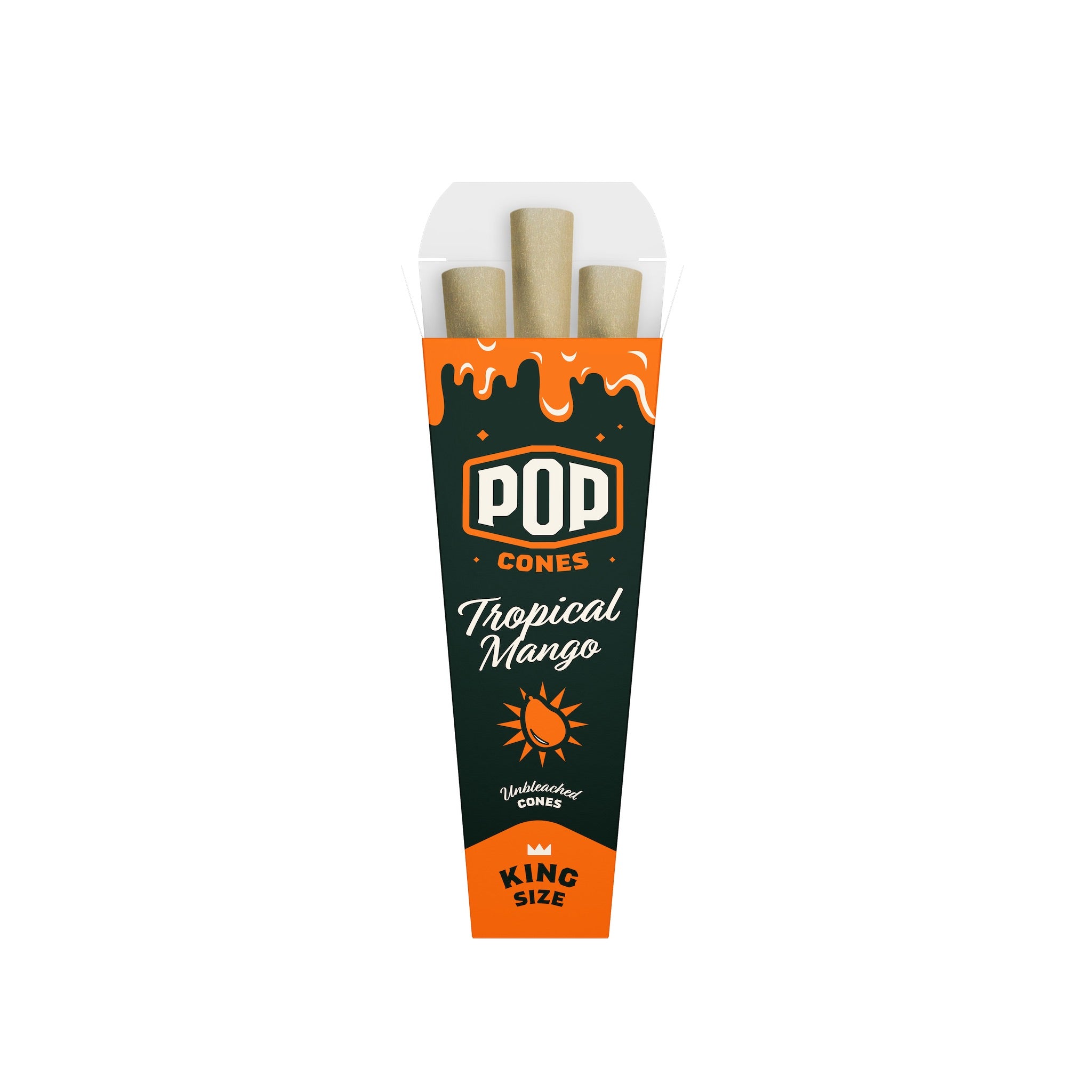Pop Cones Unbleached King Size - 3ct - Image 4