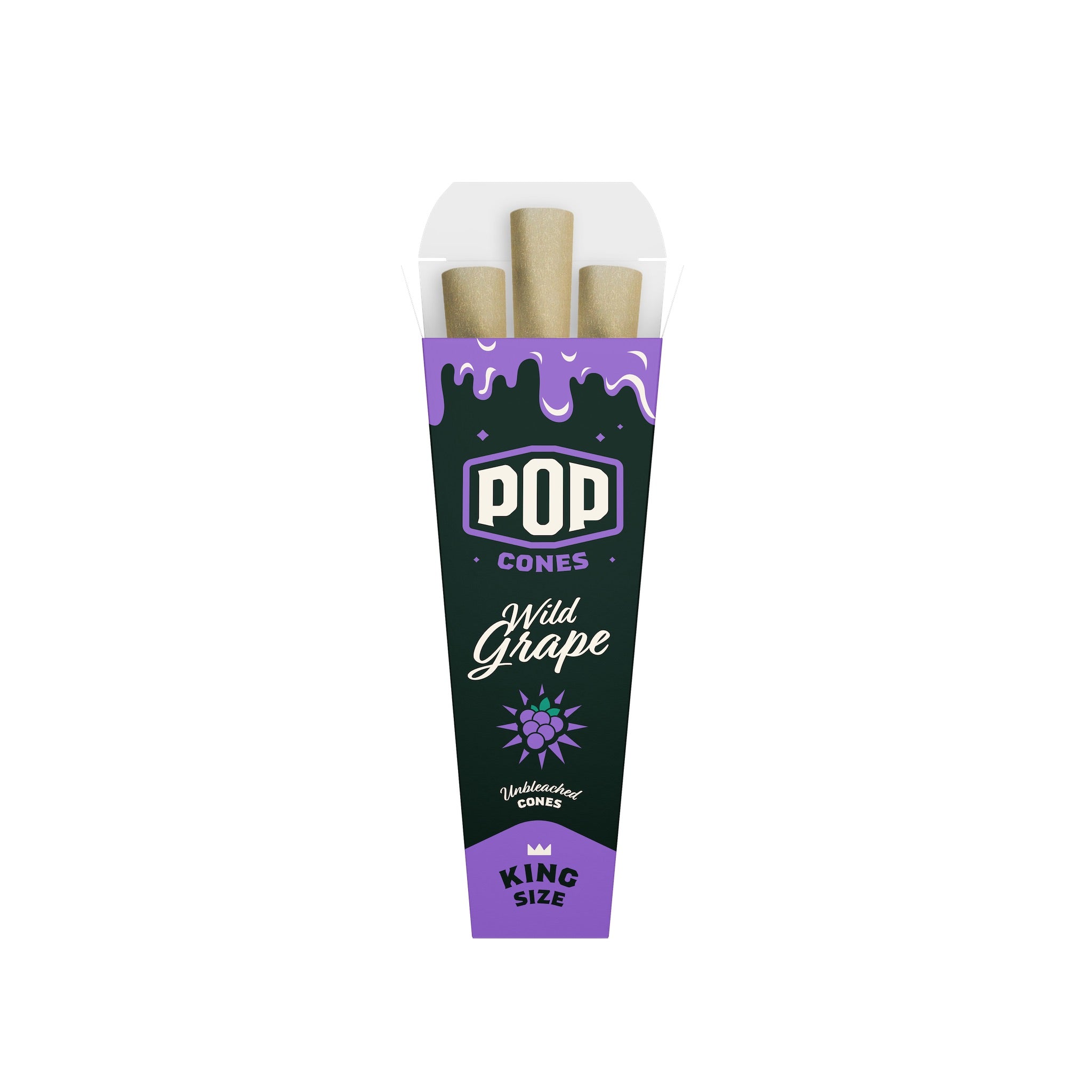 Pop Cones Unbleached King Size - 3ct - Image 5