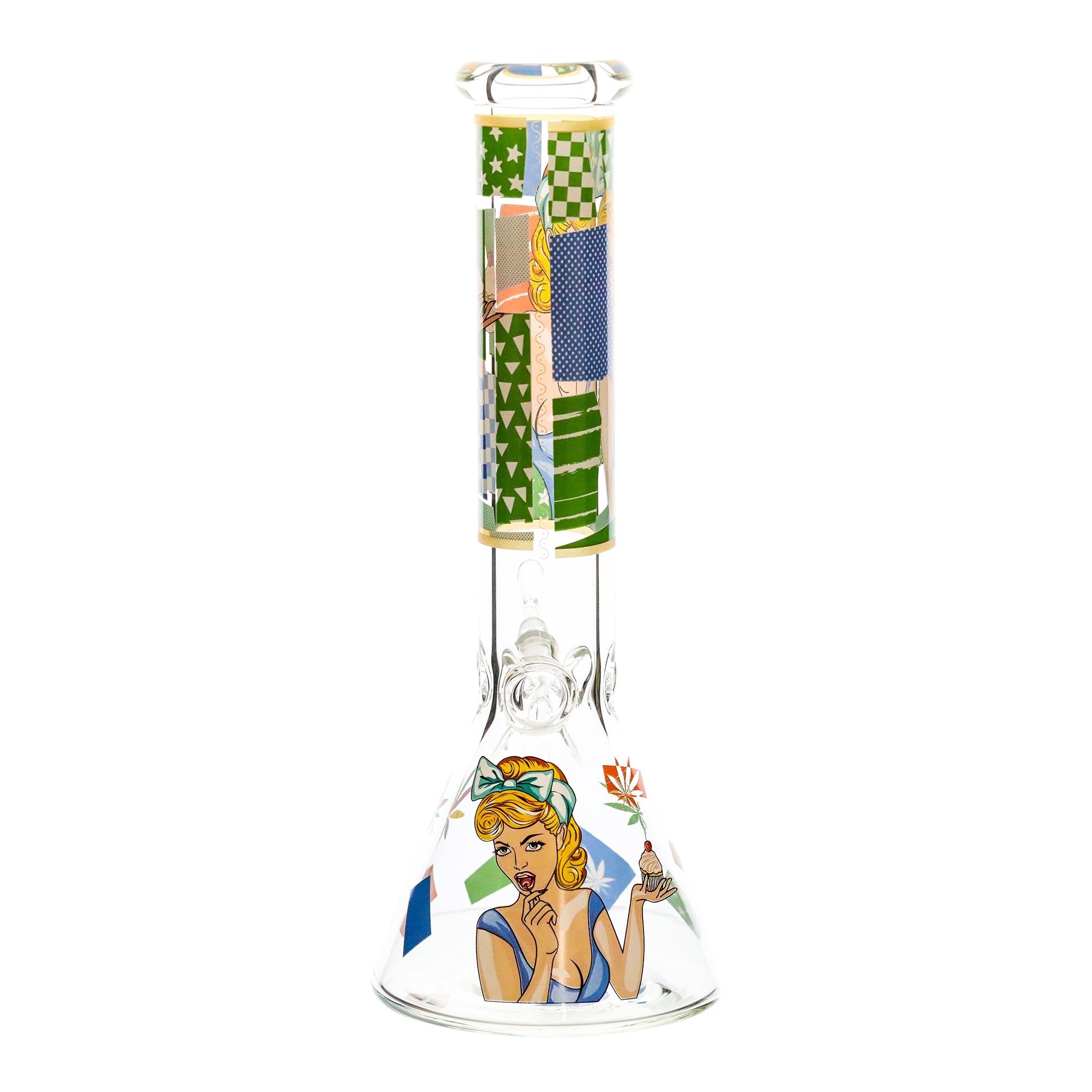 Potent Pin-up Bong - 14in - Image 14