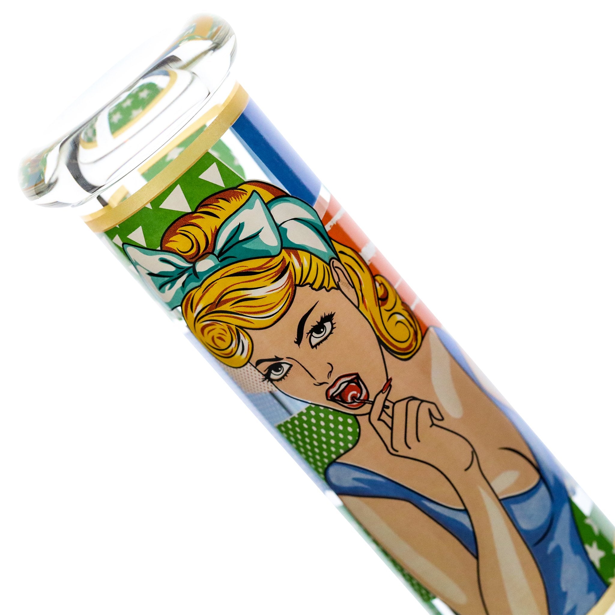 Potent Pin-up Bong - 14in - Image 21