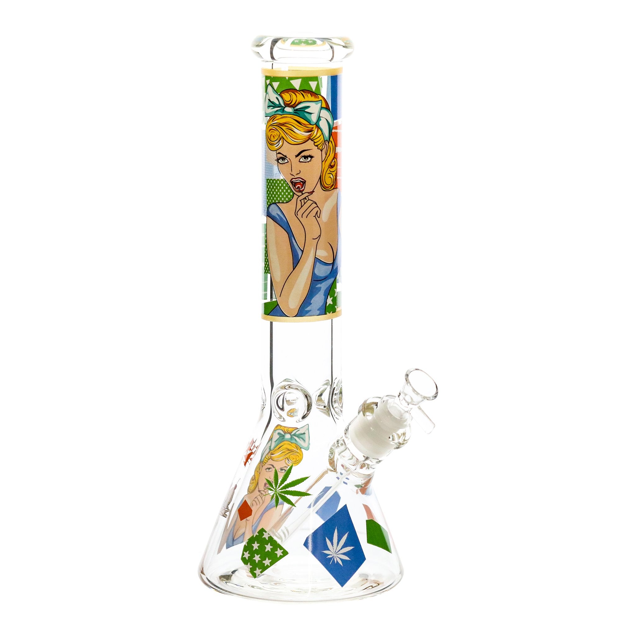 Potent Pin-up Bong - 14in