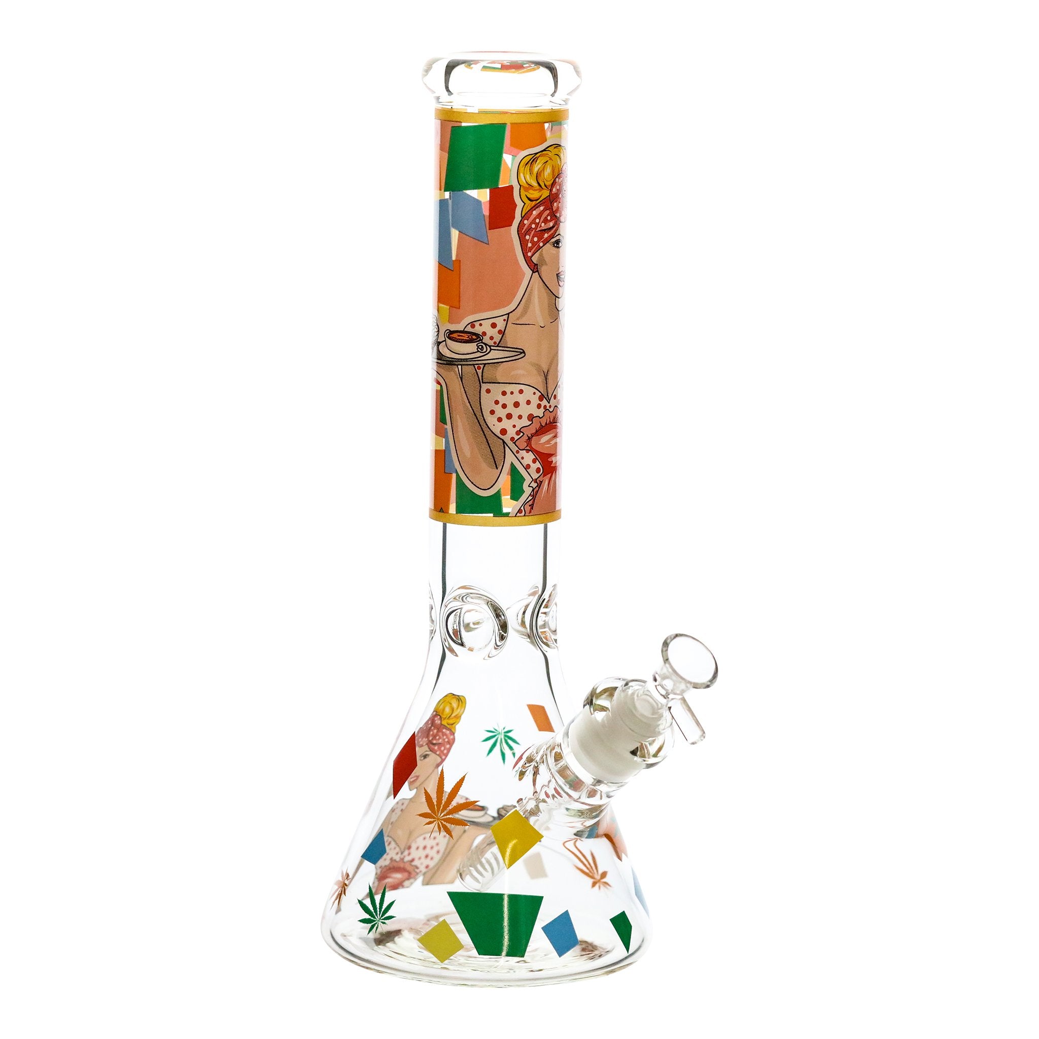 Potent Pin-up Bong - 14in - Image 4