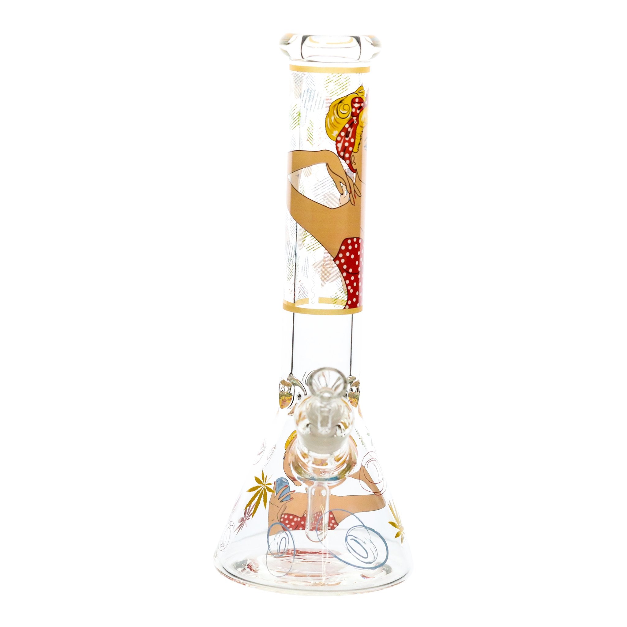 Potent Pin-up Bong - 14in - Image 16