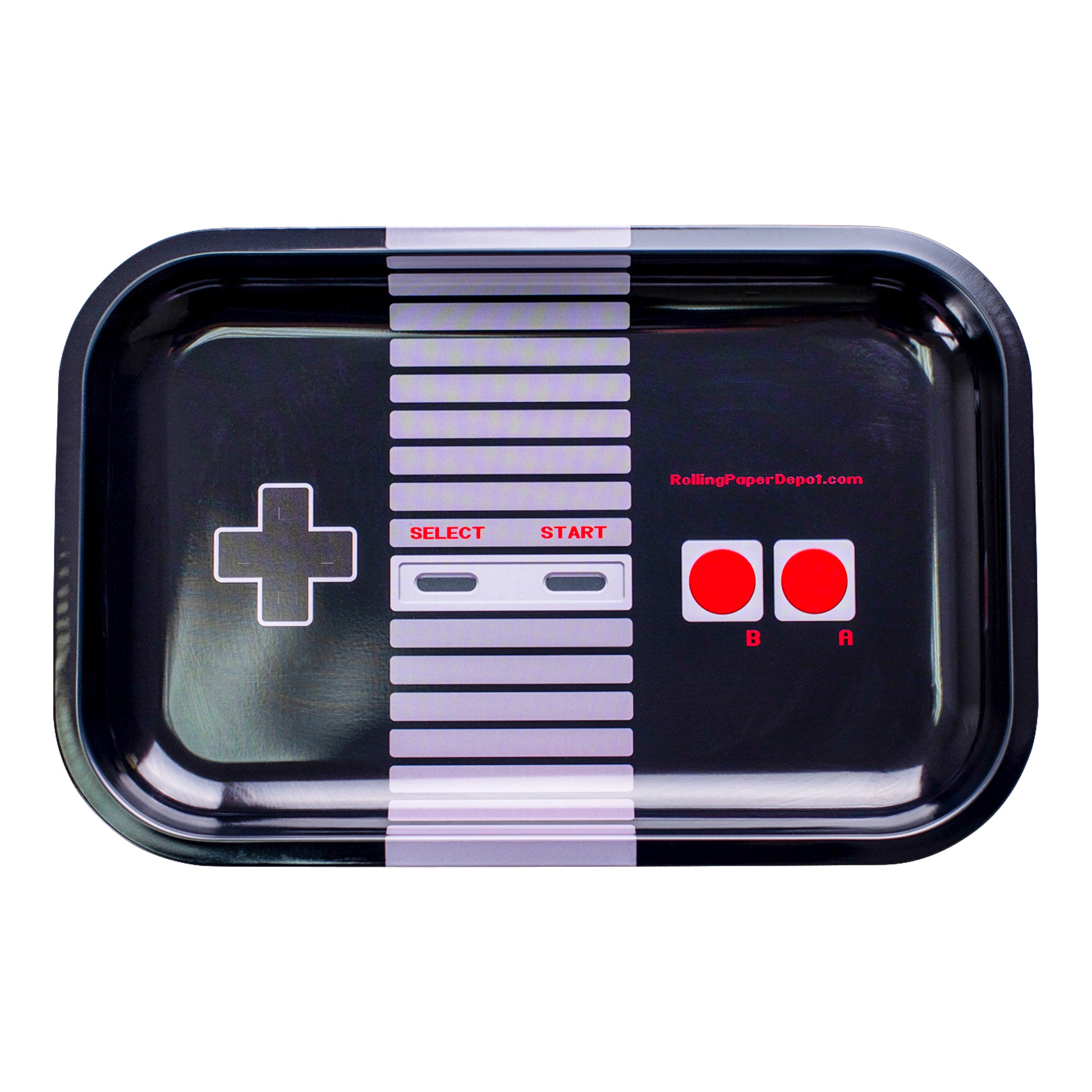 Press Start Metal Rolling Tray - 11in - Image 2