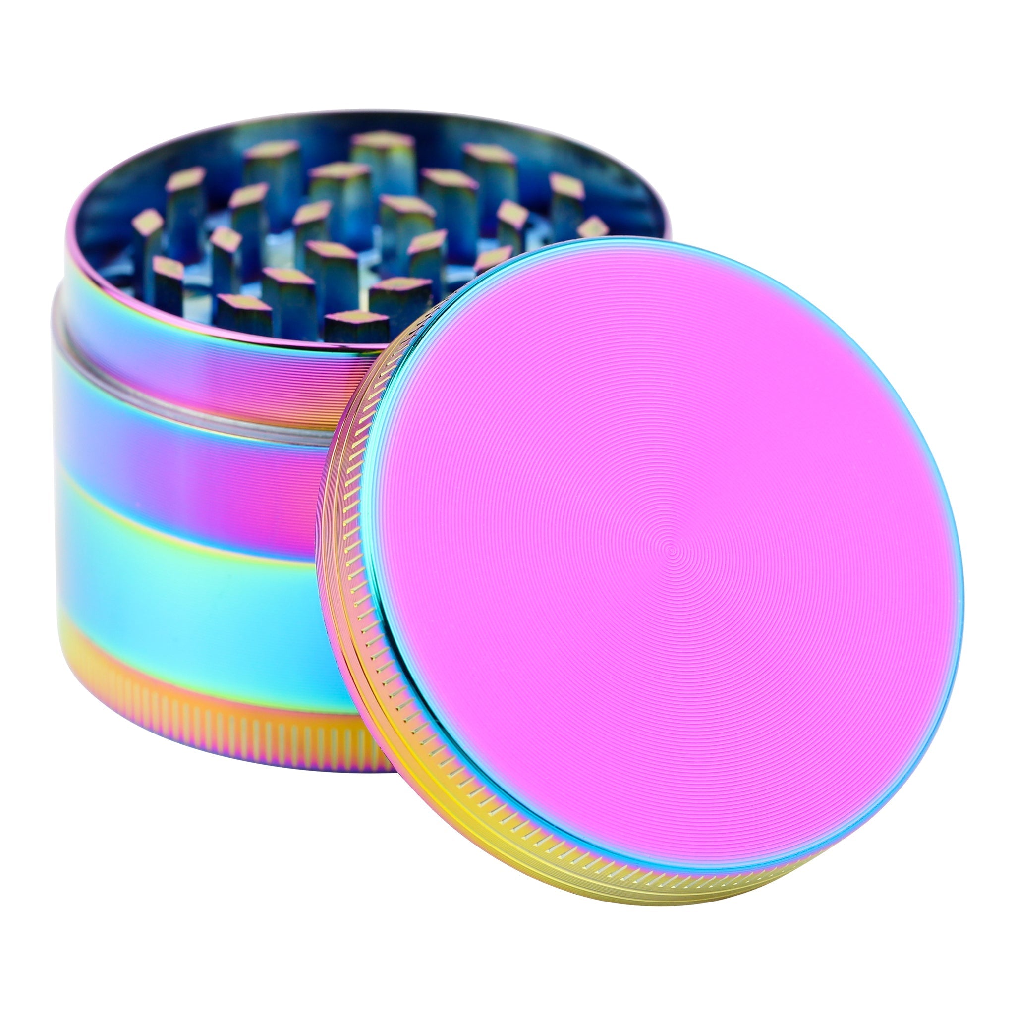 Rainbow Four Piece Grinder - 50mm - Image 3