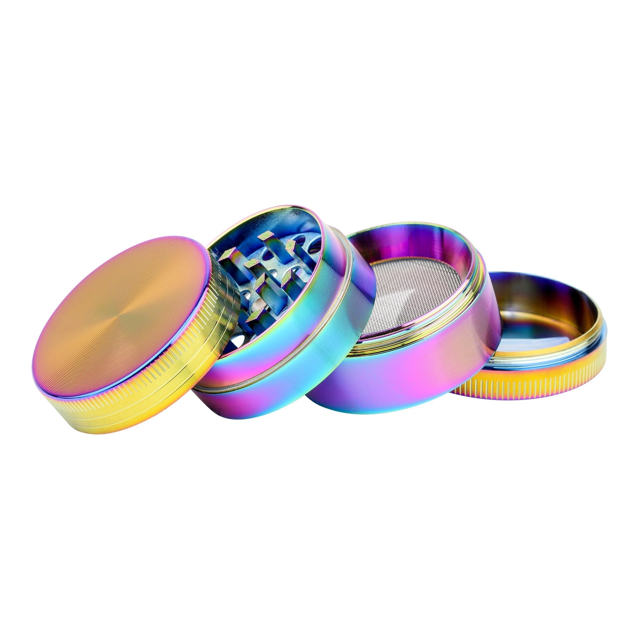 Rainbow Four Piece Grinder - 50mm - Image 4