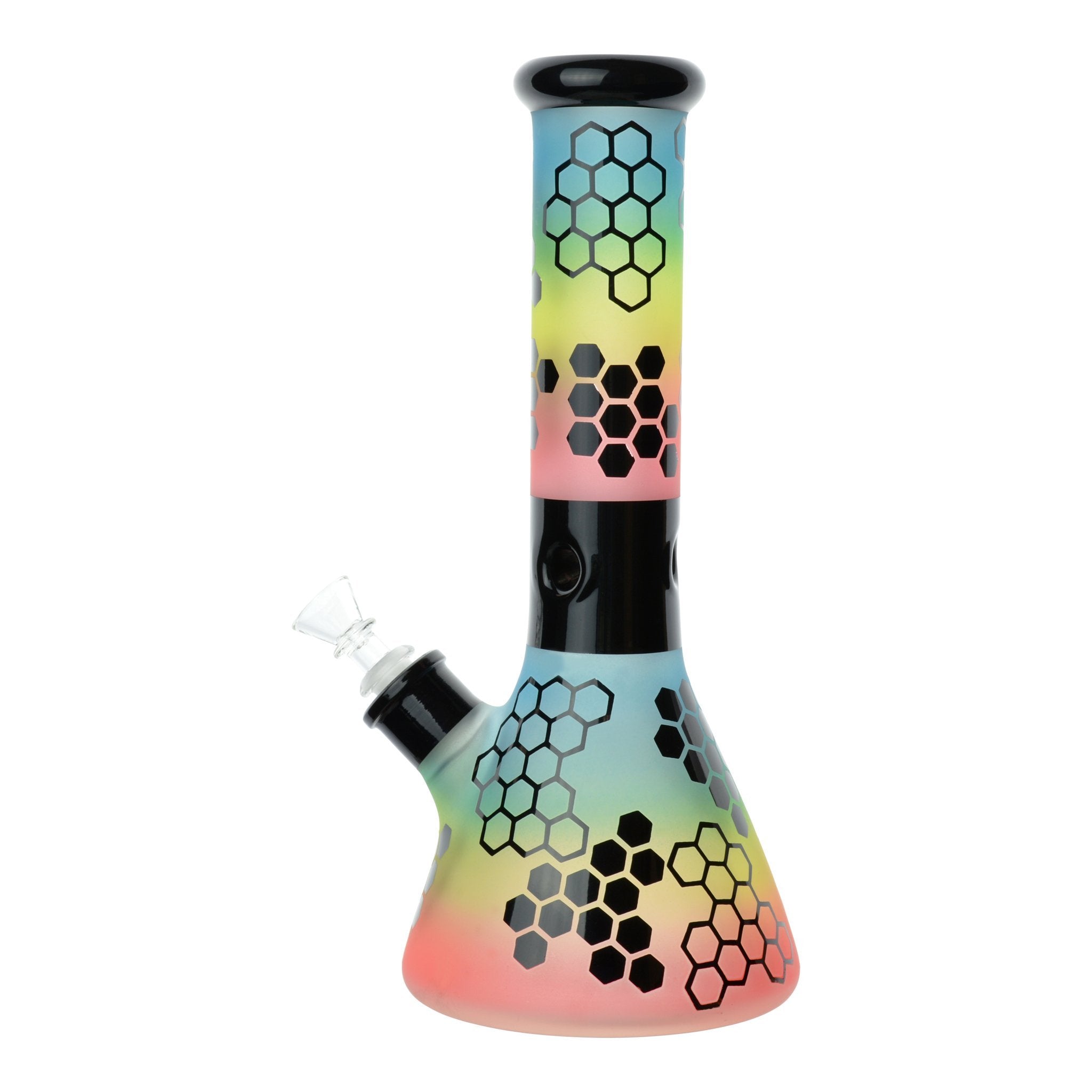Rainbow Sherbert Beaker Bong - 12in - Image 5