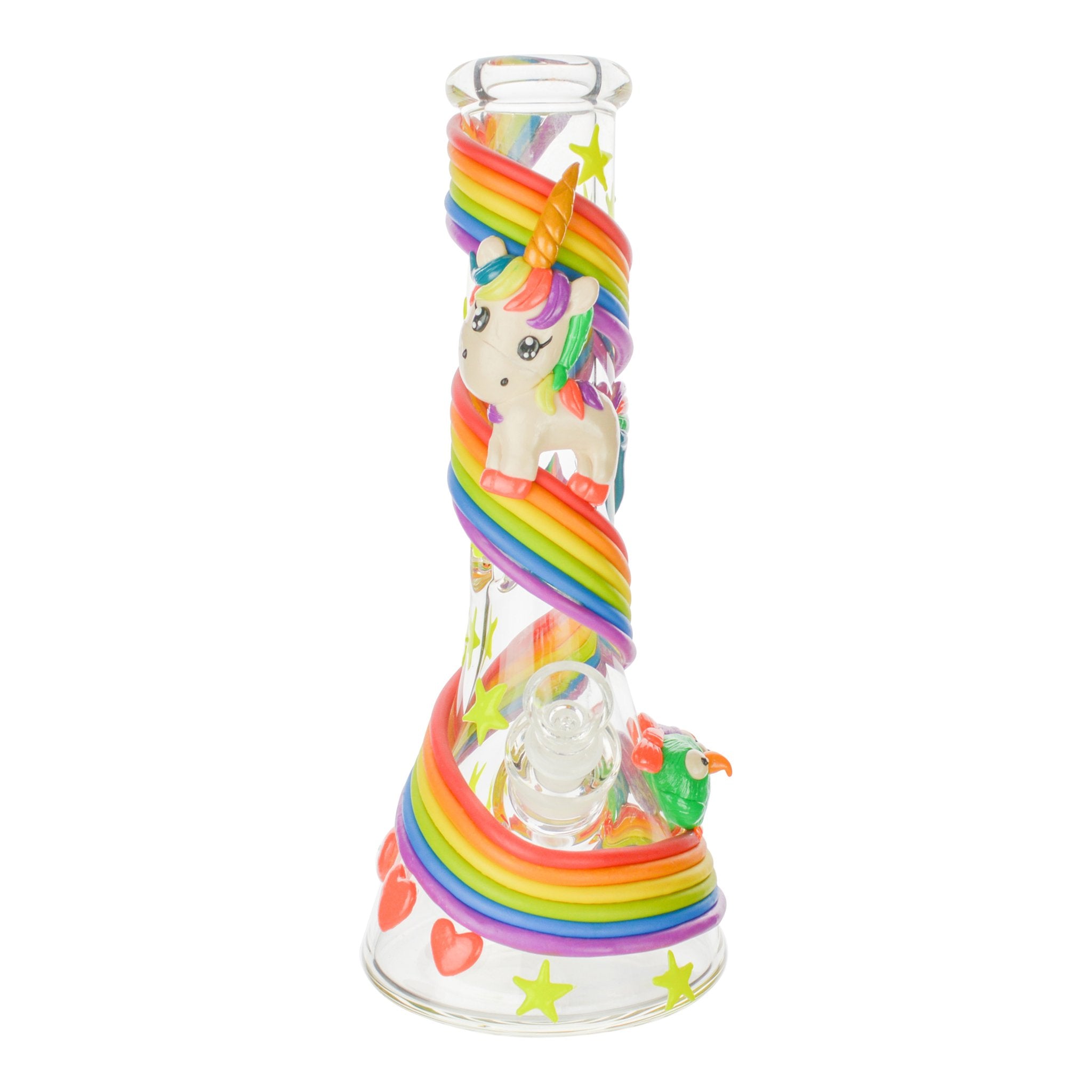Rainbow Unicorn Bong - 13 in - Image 6