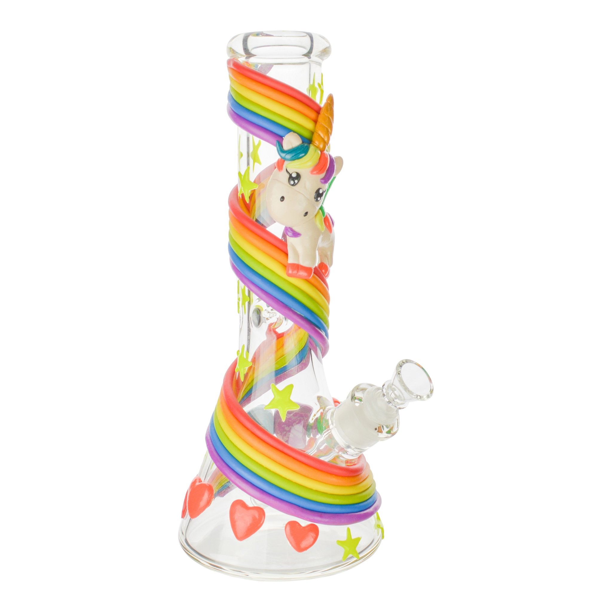 Rainbow Unicorn Bong - 13 in