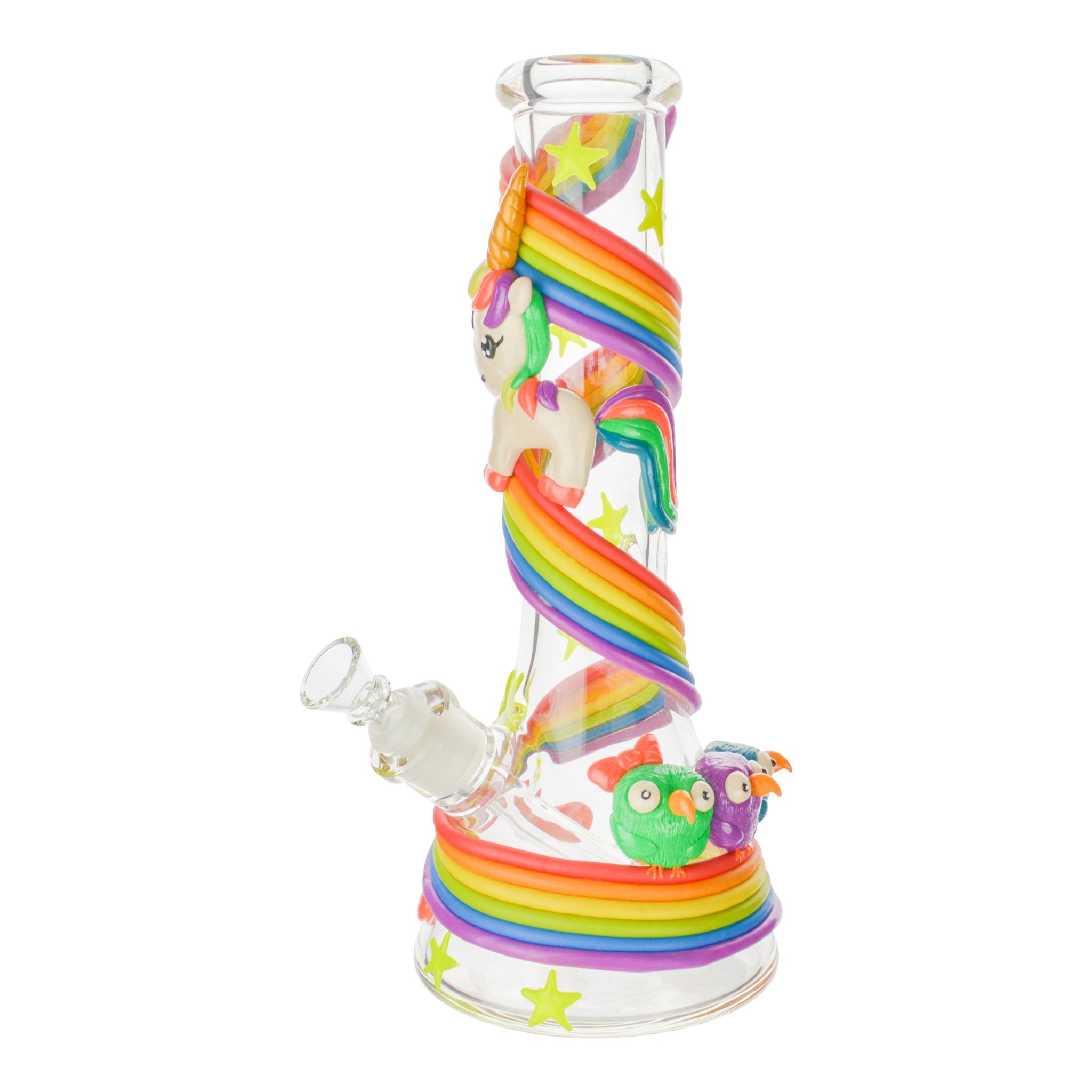Rainbow Unicorn Bong - 13 in - Image 5