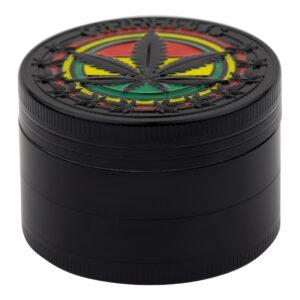 Rasta Leaf Grinder - 52mm