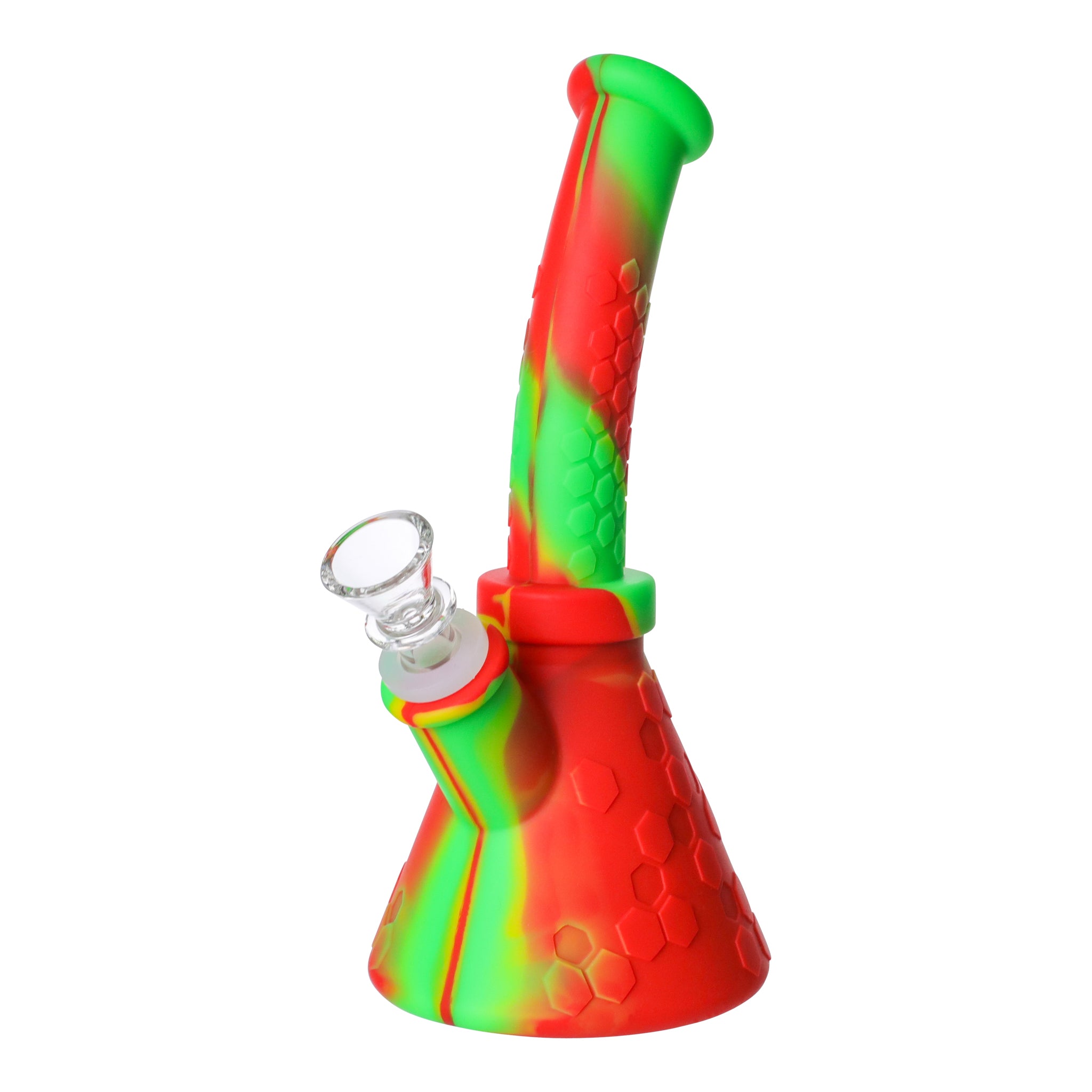 Rastafar Beaker Bong - 8in - Image 3