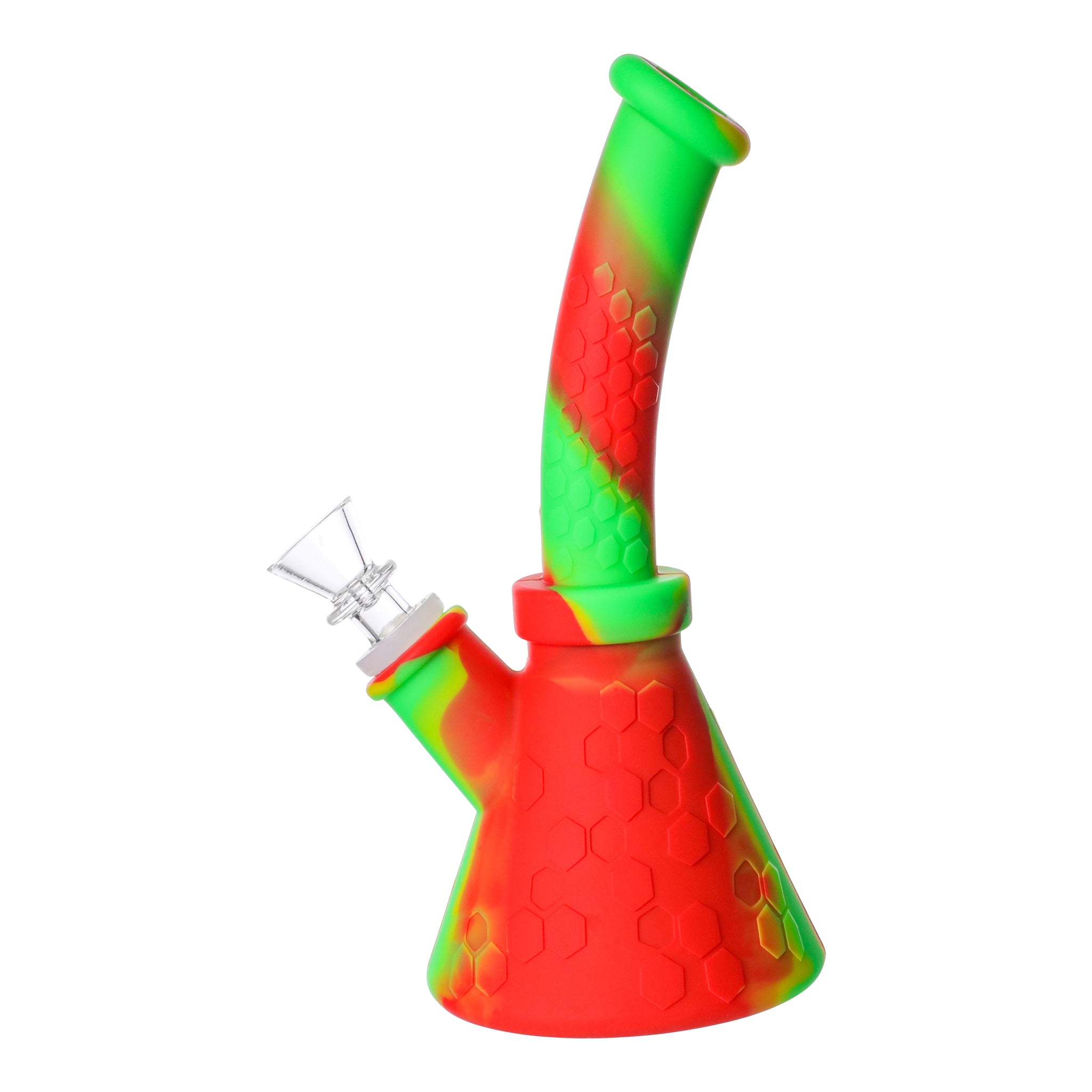 Rastafar Beaker Bong - 8in - Image 4