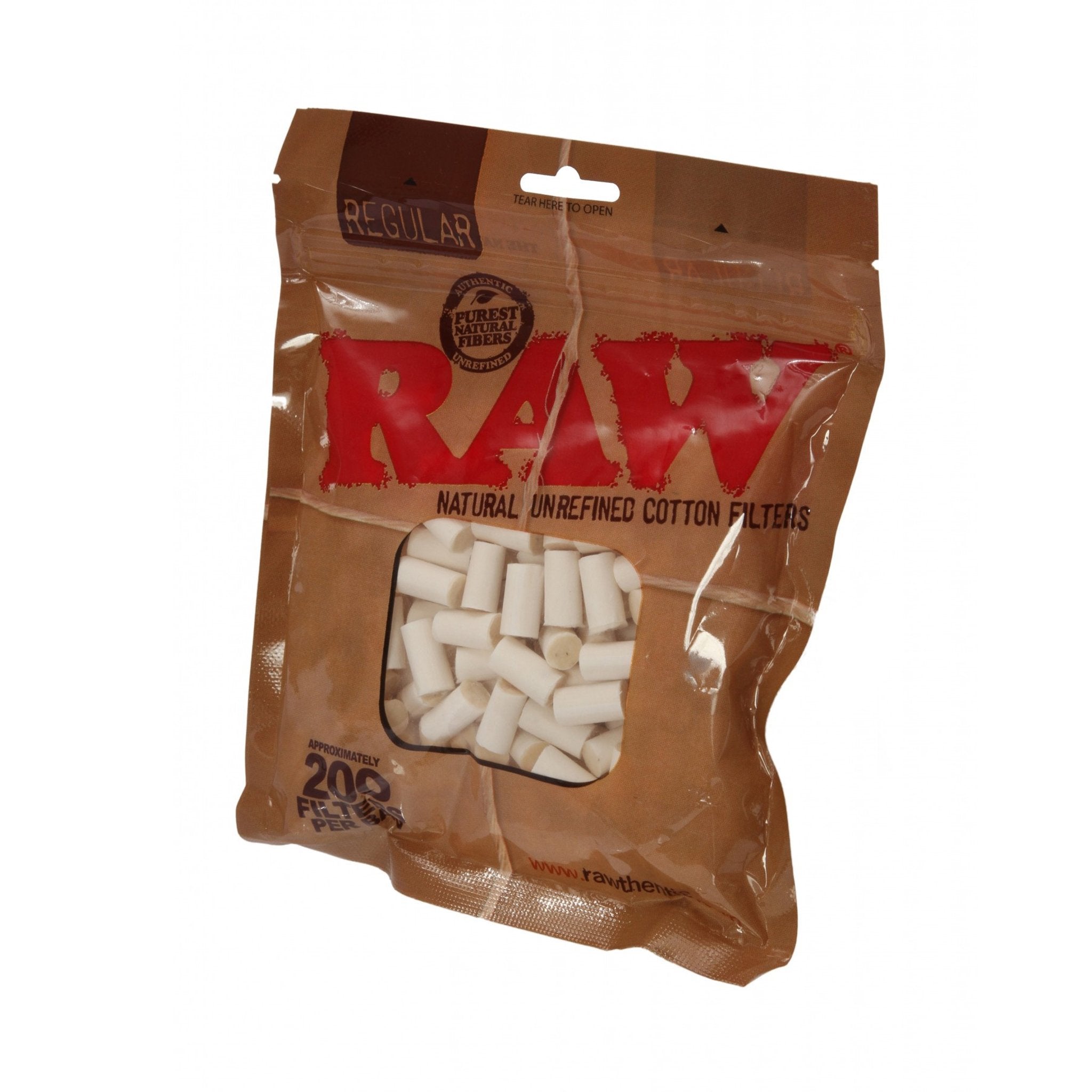 RAW Cotton Filter Plugs - 200ct - Image 2