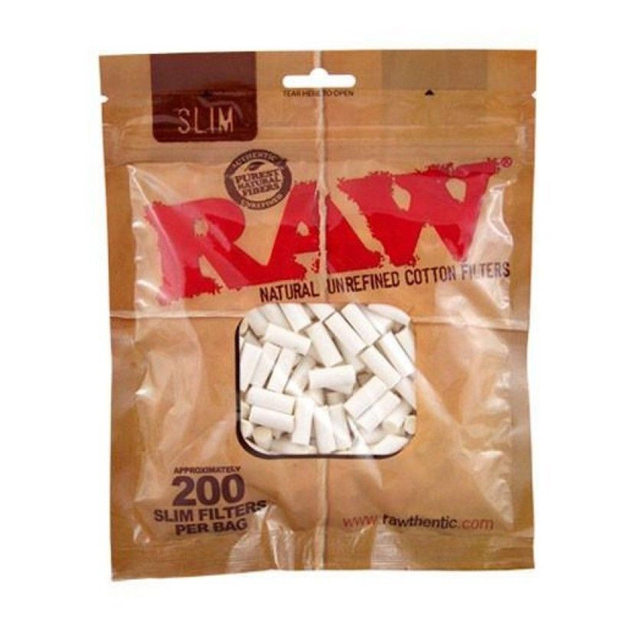 RAW Cotton Filter Plugs - 200ct