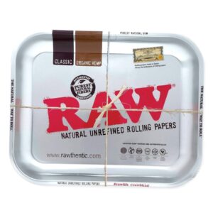 RAW Large Metal Rolling Tray - 13in