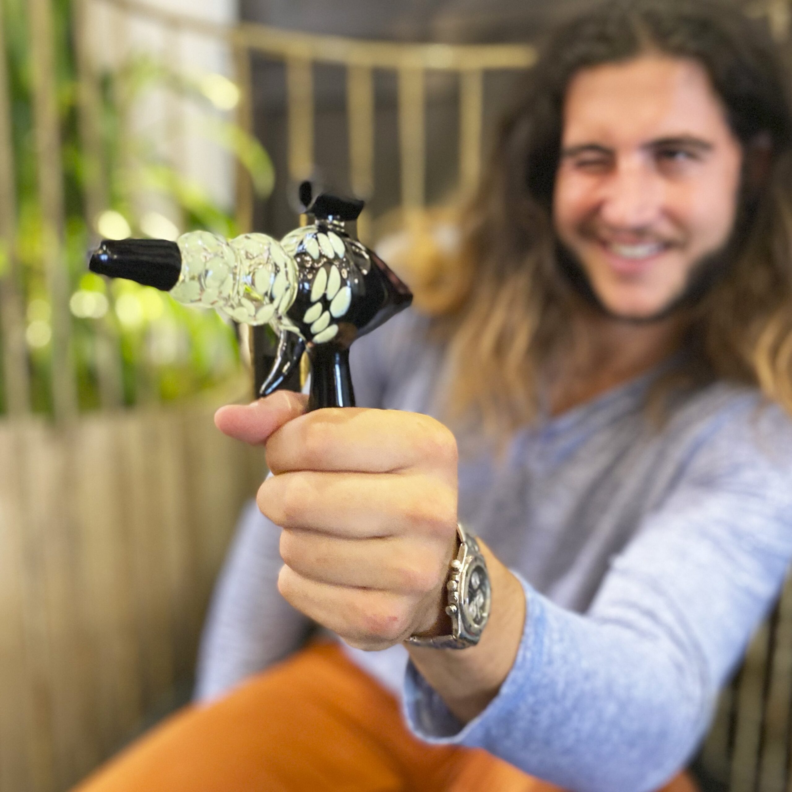 Ray Gun Chillum - 6in - Image 2