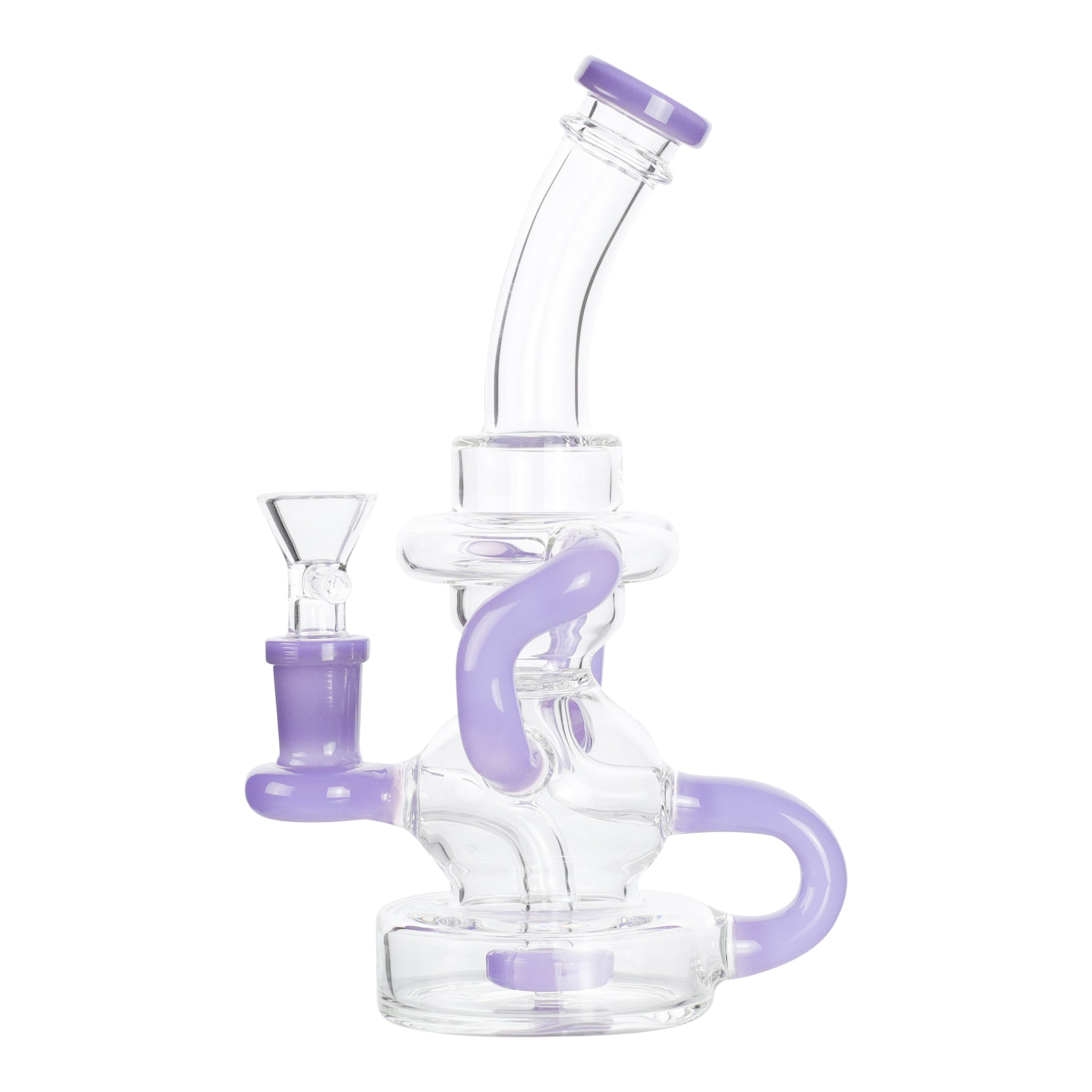 Recycling Saucer Bong - 8in - Image 8