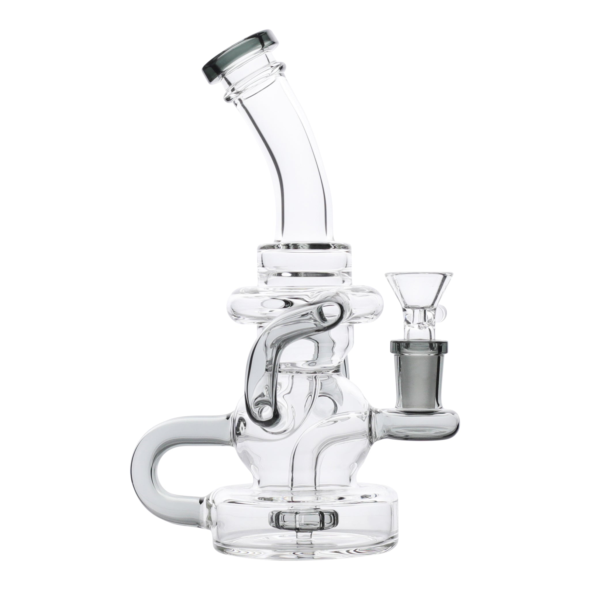 Recycling Saucer Bong - 8in - Image 4