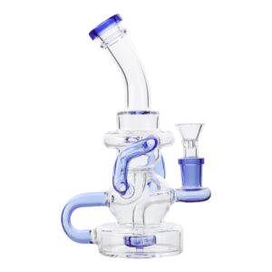 Recycling Saucer Bong - 8in