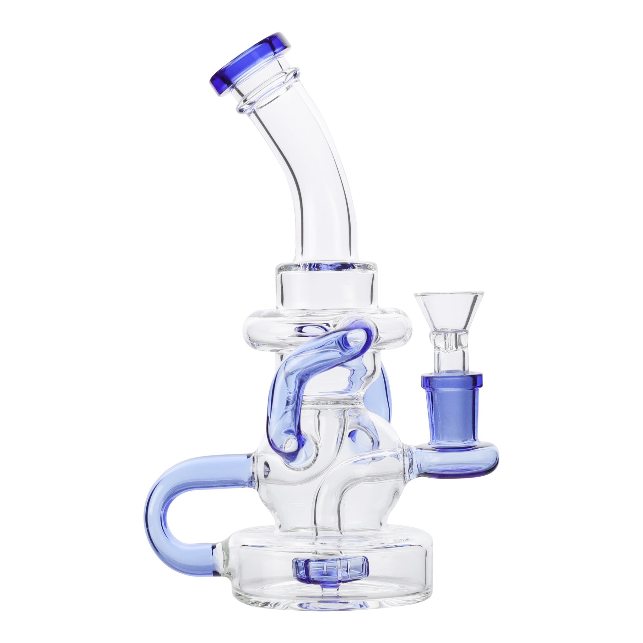 Recycling Saucer Bong - 8in