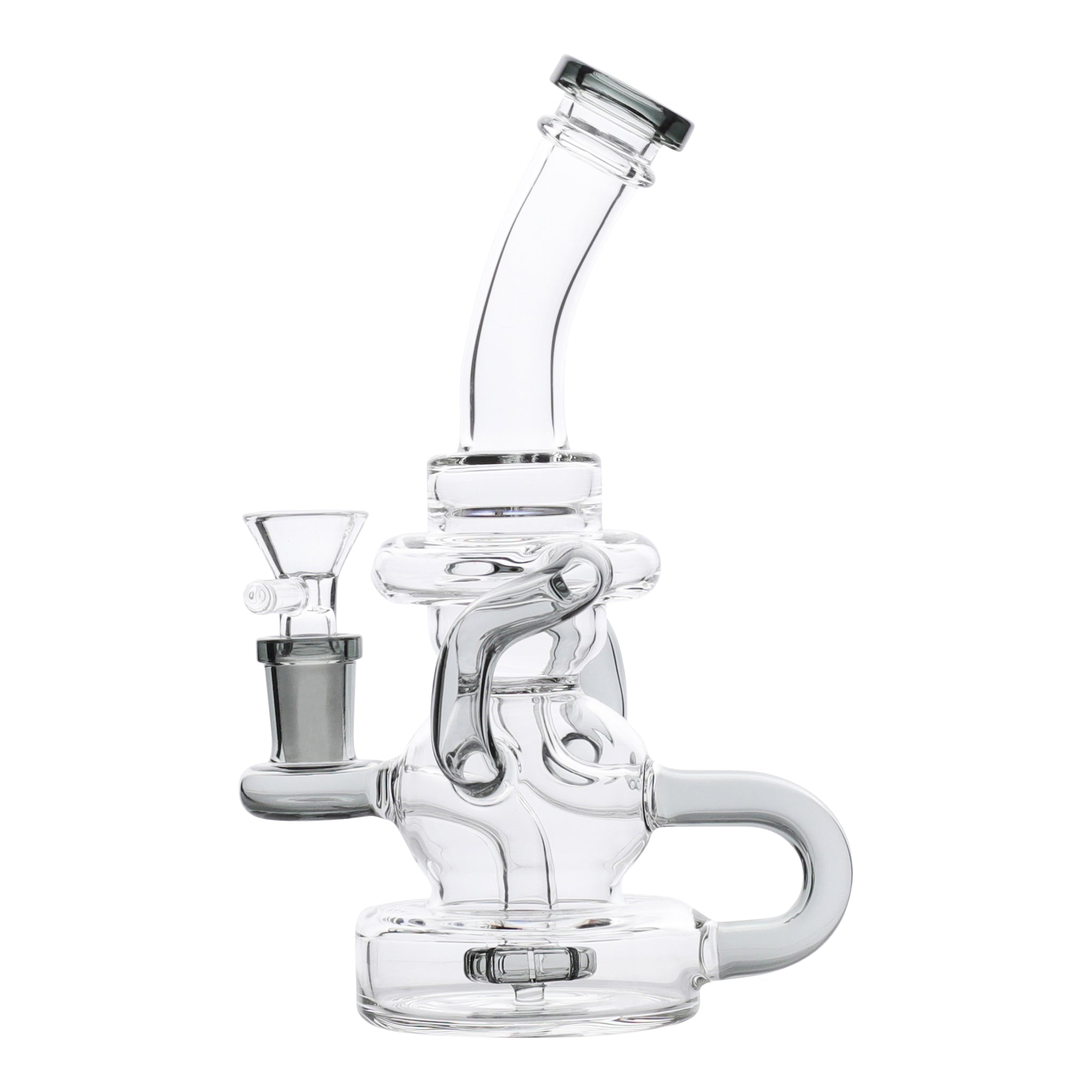 Recycling Saucer Bong - 8in - Image 5