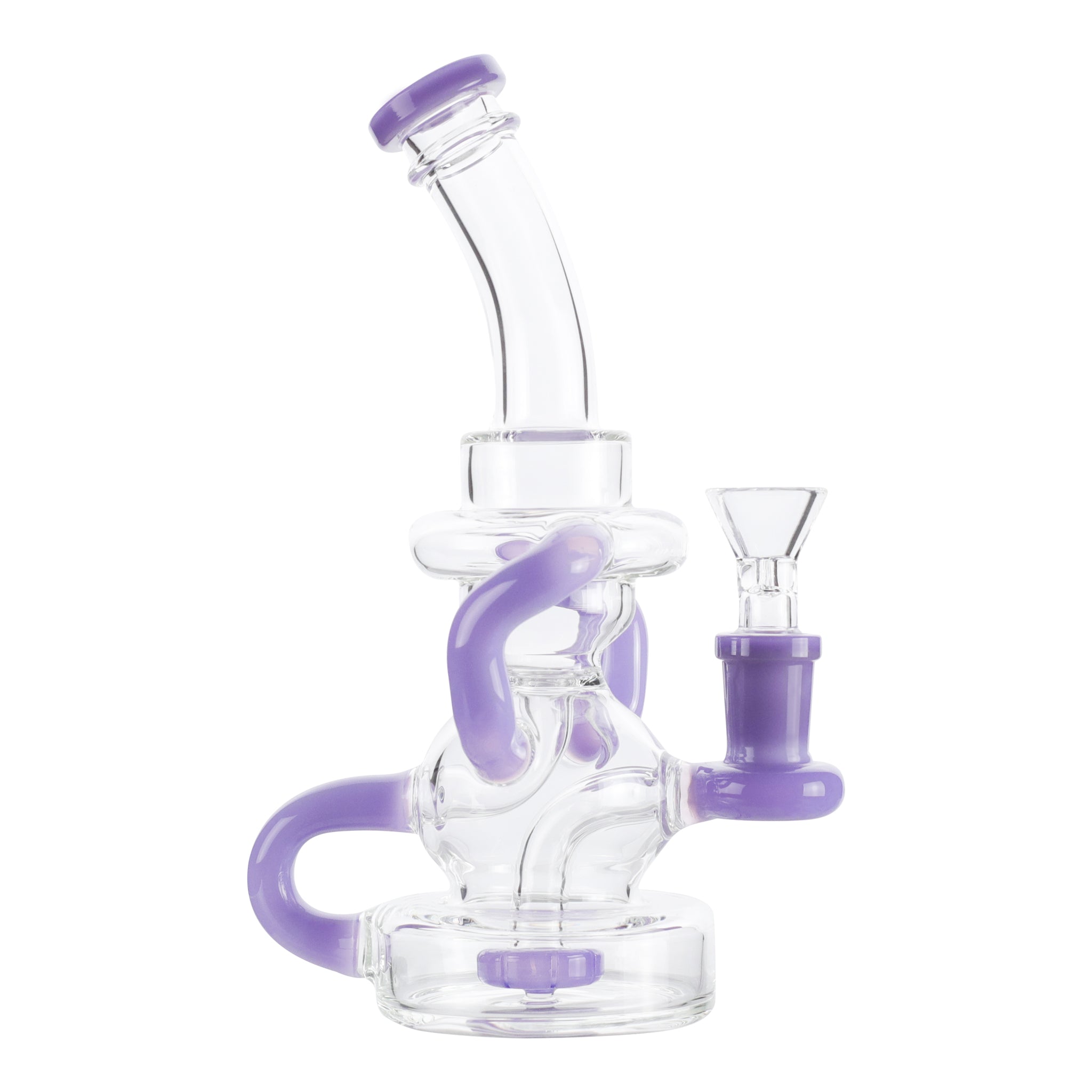 Recycling Saucer Bong - 8in - Image 7