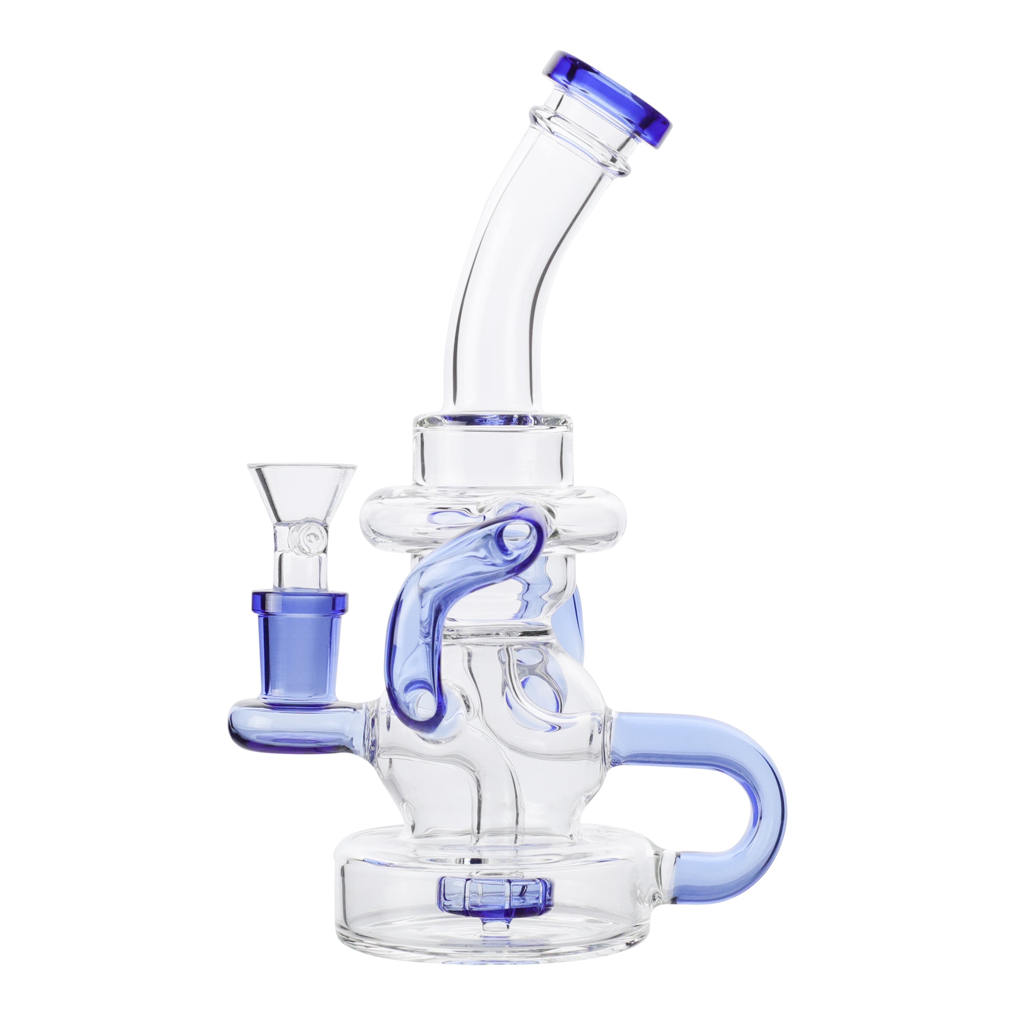 Recycling Saucer Bong - 8in - Image 2