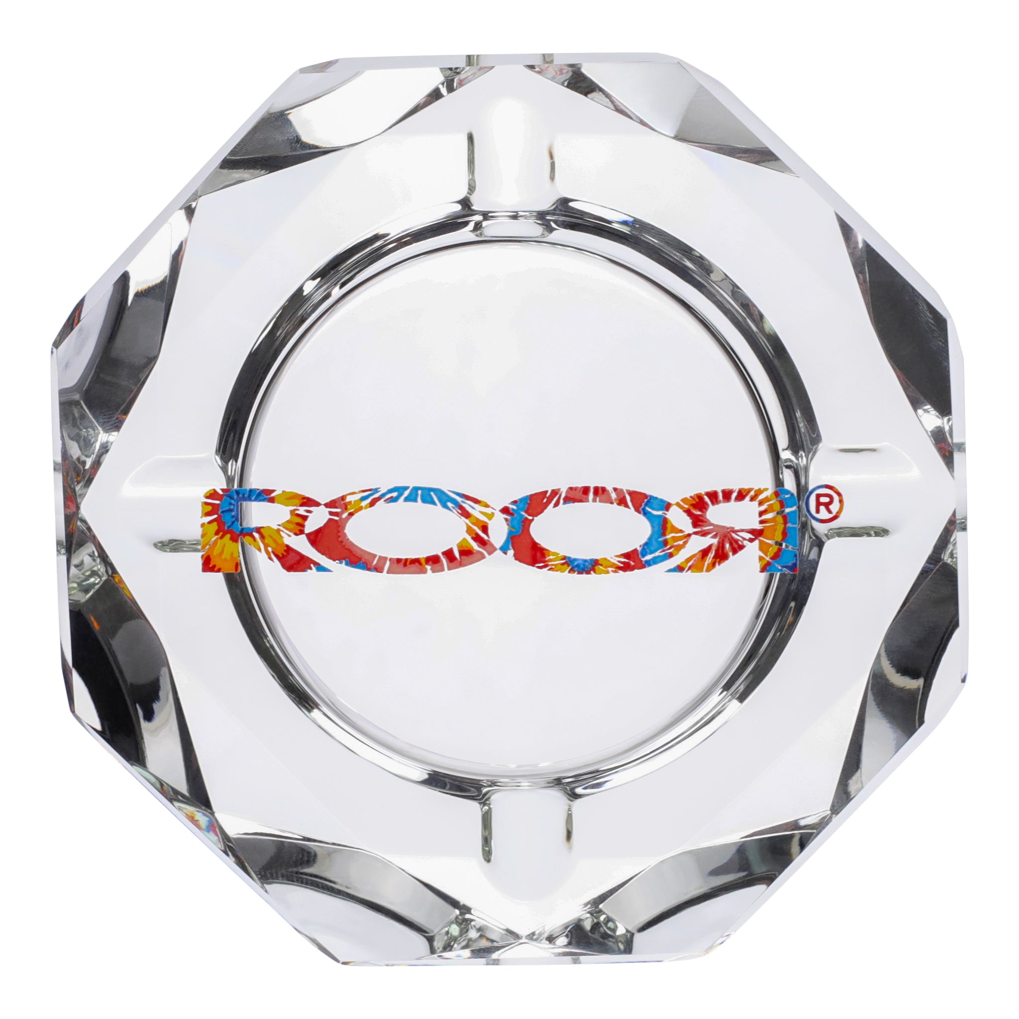 ROOR Crystal Cut Glass Ashtray - Image 2