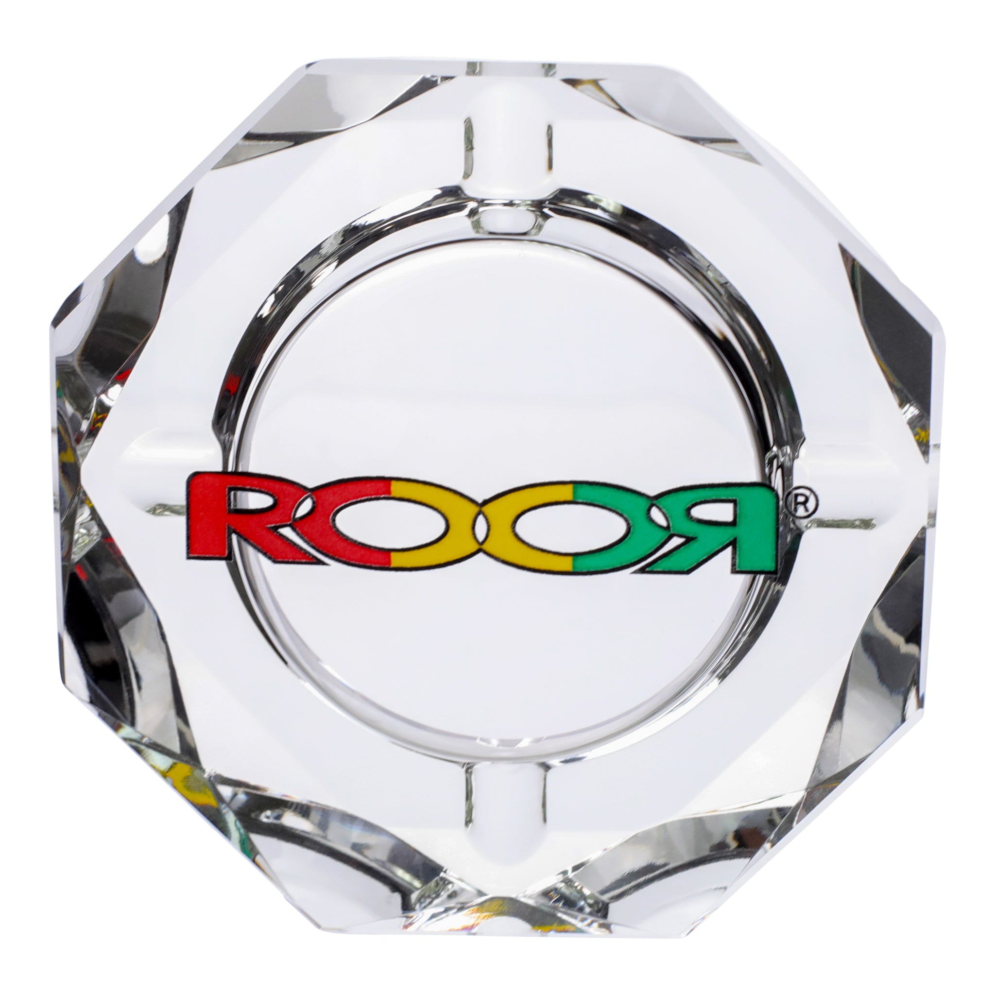 ROOR Crystal Cut Glass Ashtray - Image 4