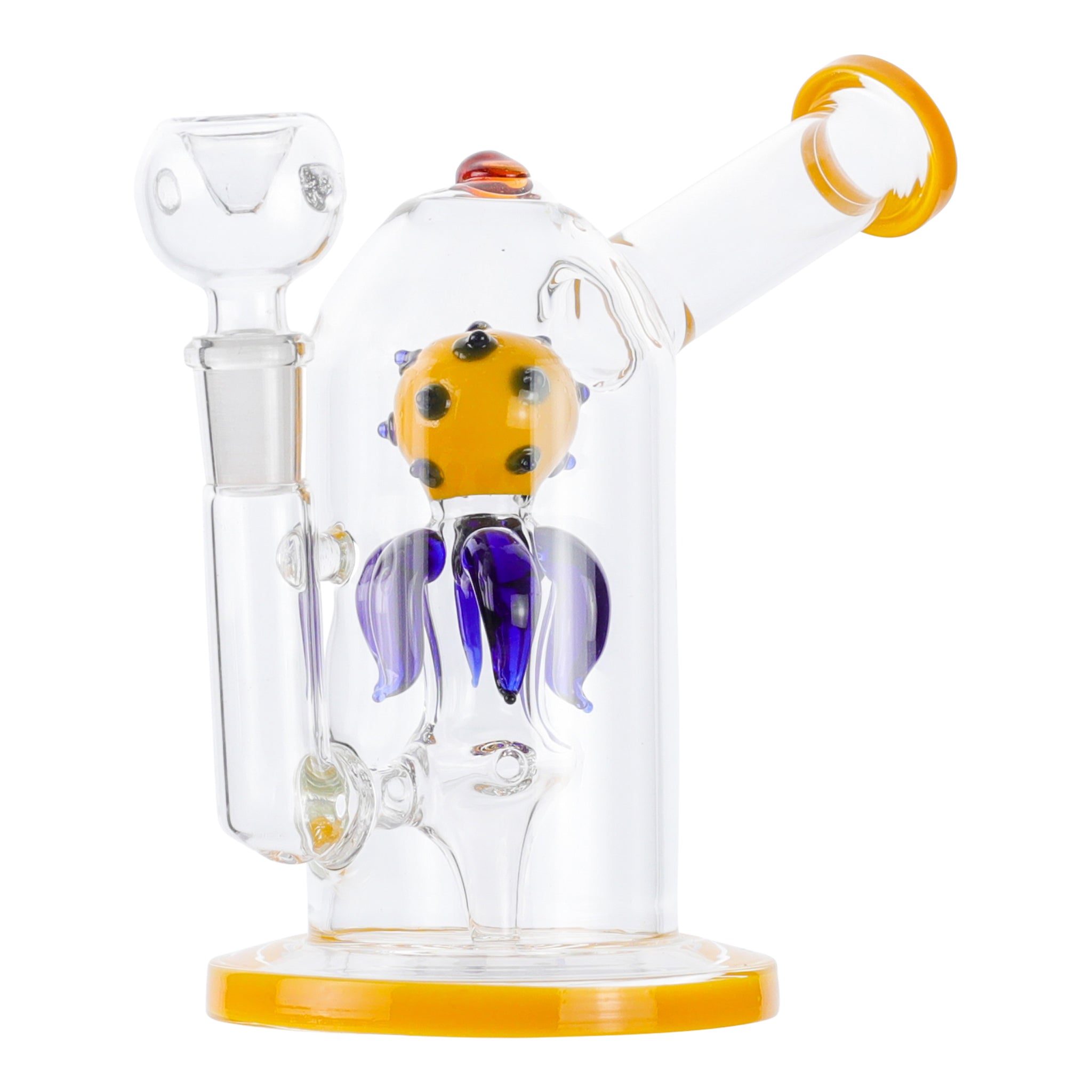Squid Chamber Perc Bong - 6in - Image 3