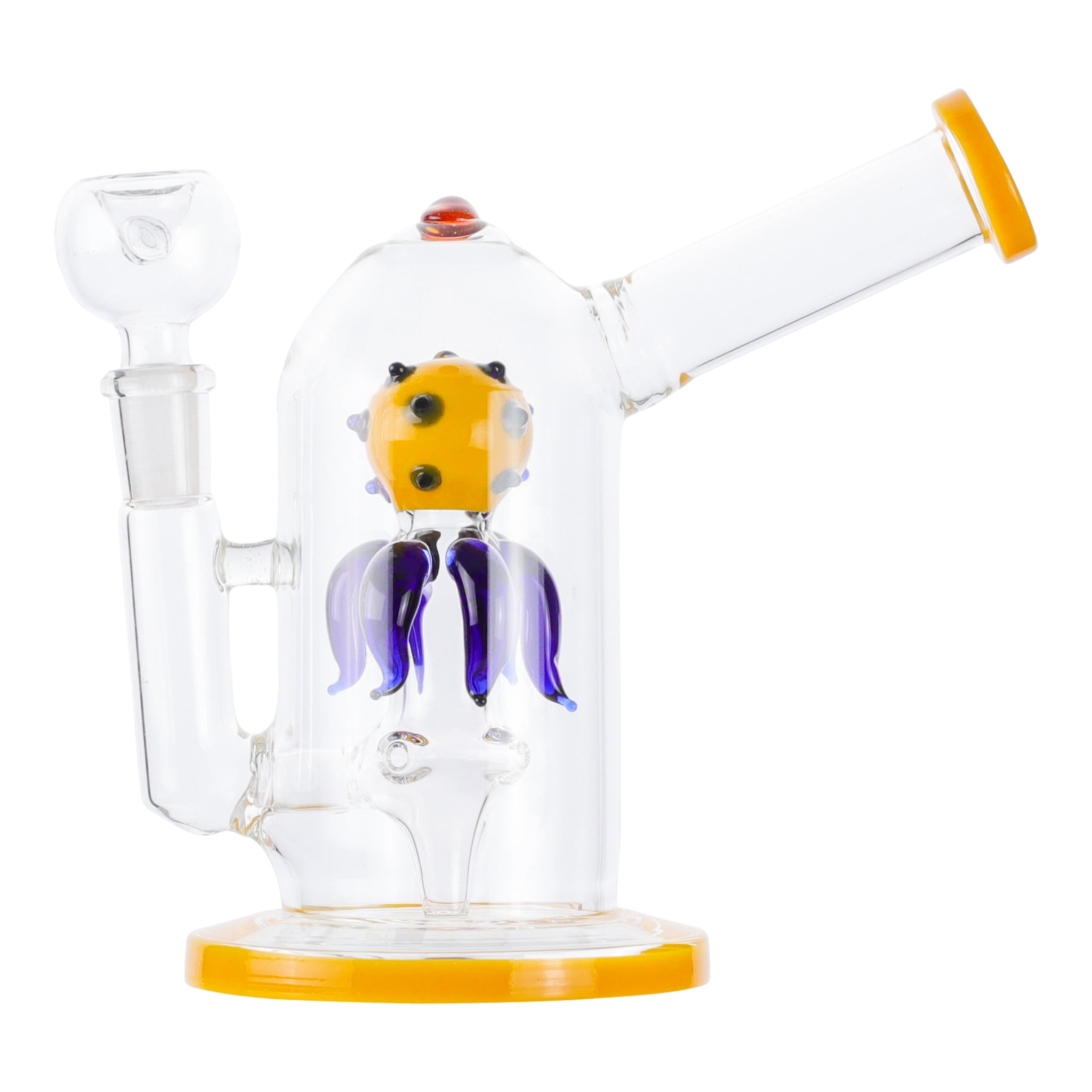 Squid Chamber Perc Bong - 6in - Image 2