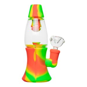 Silicone Lava Lamp Bong - 7in