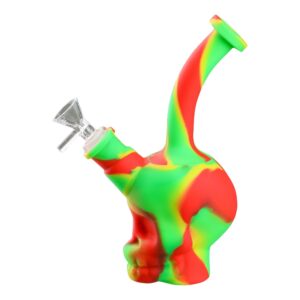 Silicone Skull Bong - 8in
