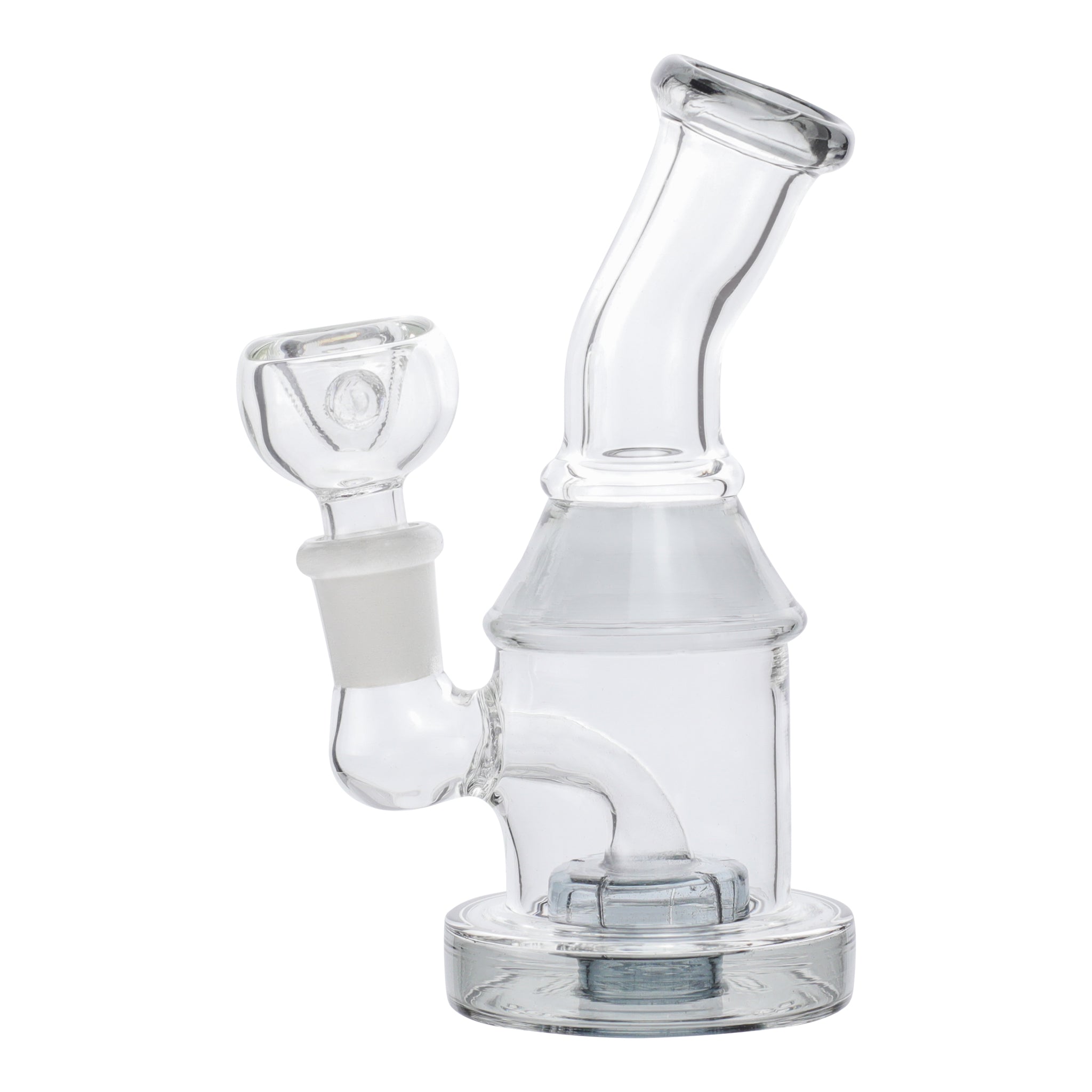 Silver Matrix Mini Bong - 5in - Image 3