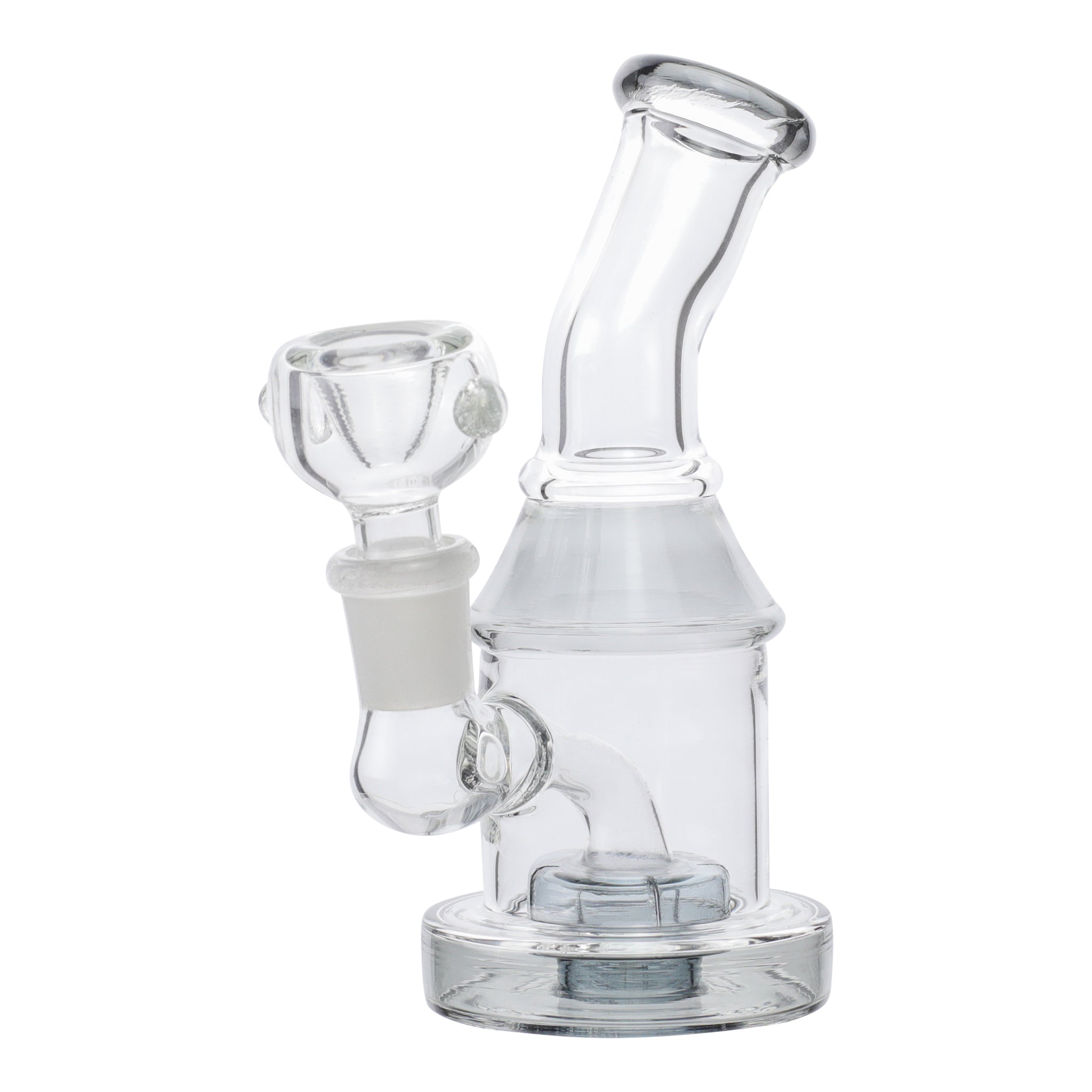 Silver Matrix Mini Bong - 5in - Image 2